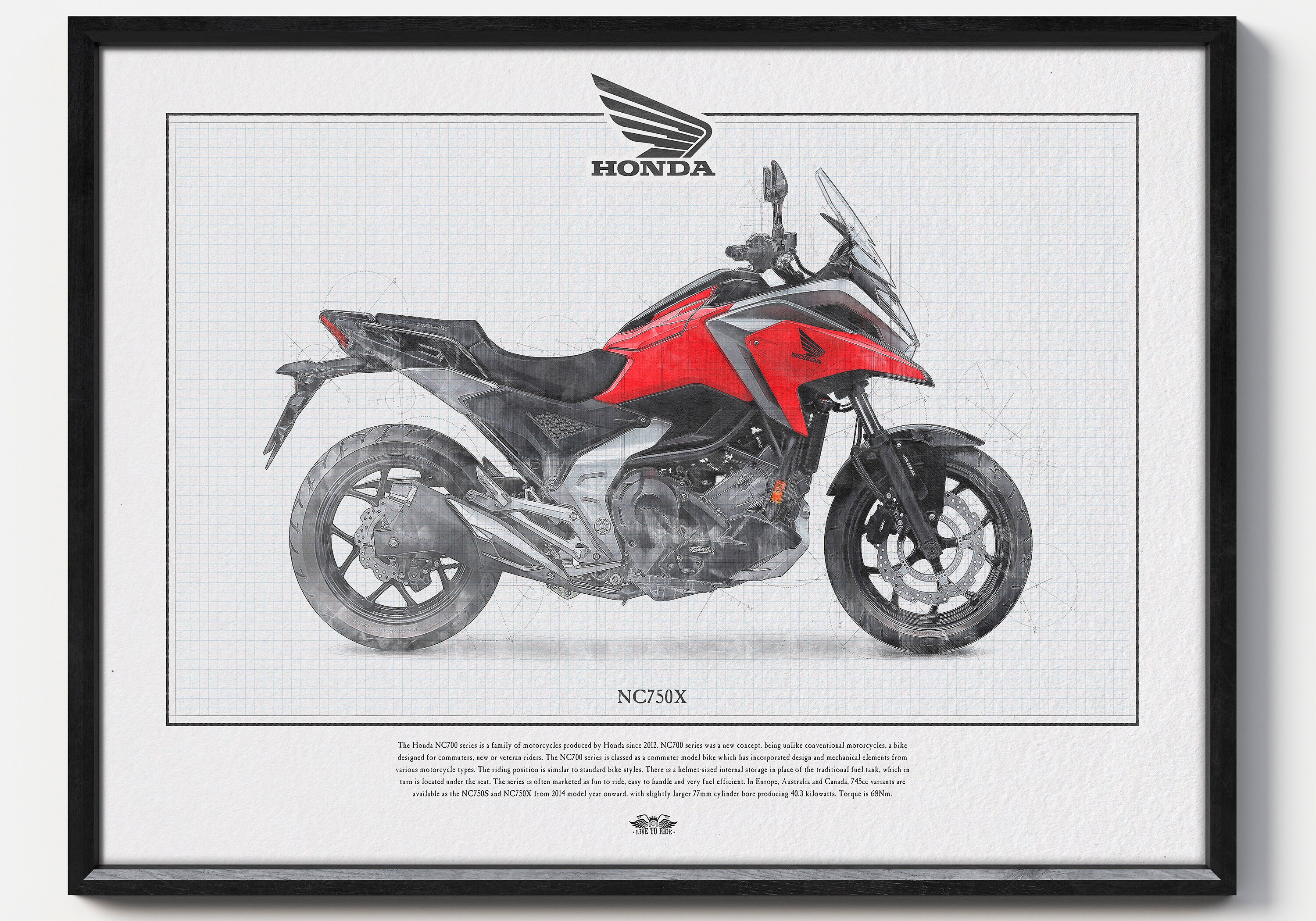 Honda nc750x red for sale  