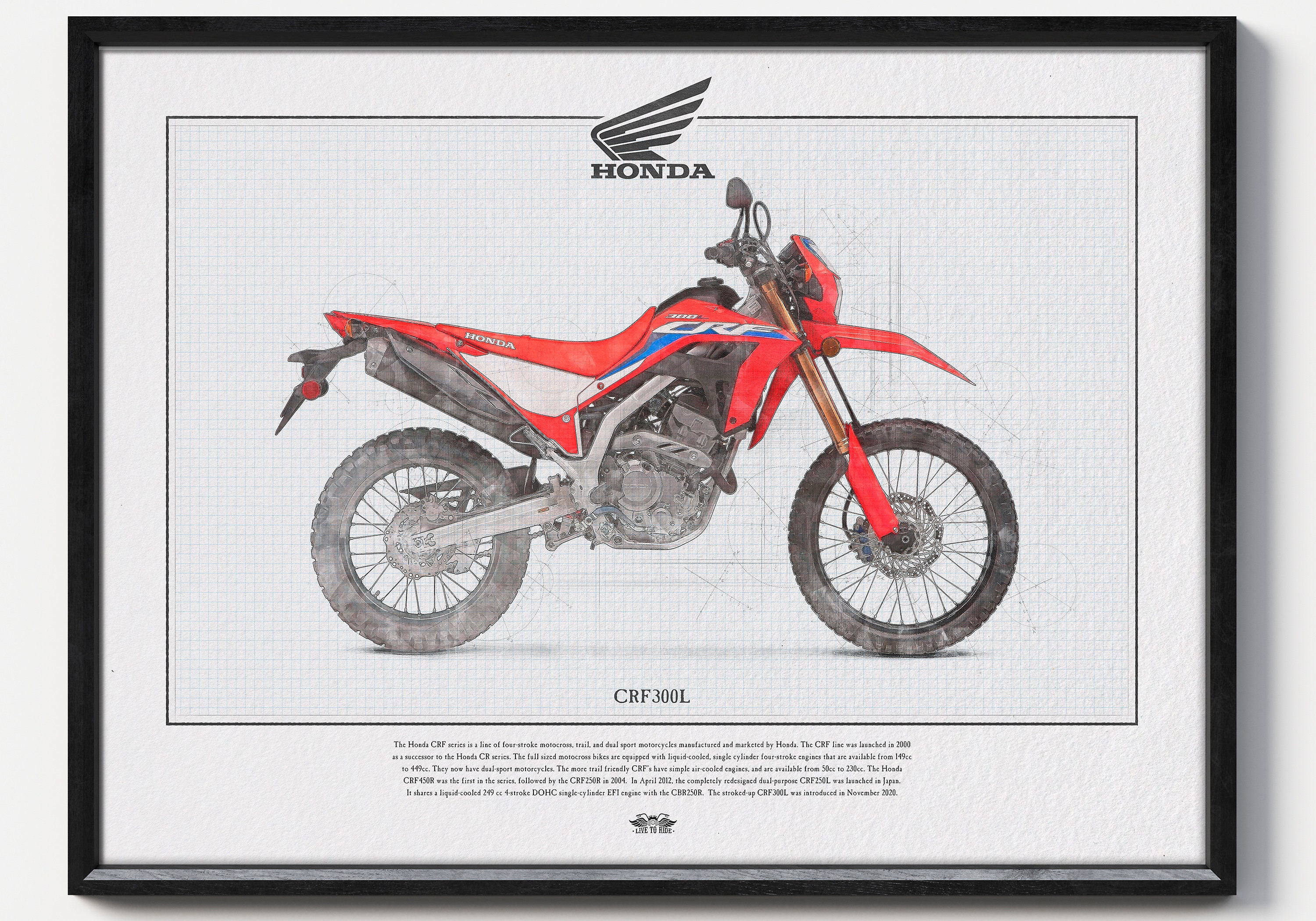Honda crf300l motocross for sale  