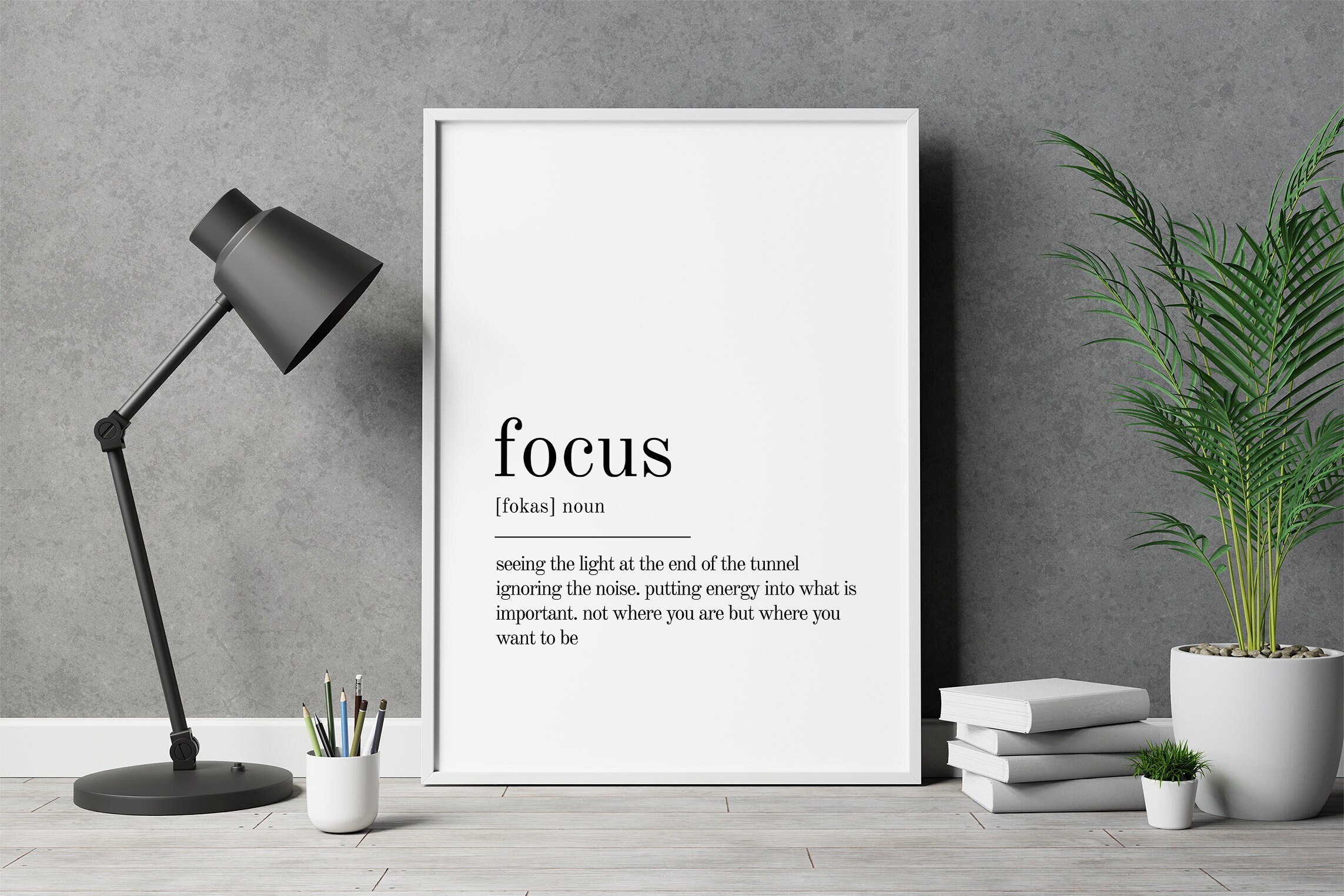 Focus definition print for sale  