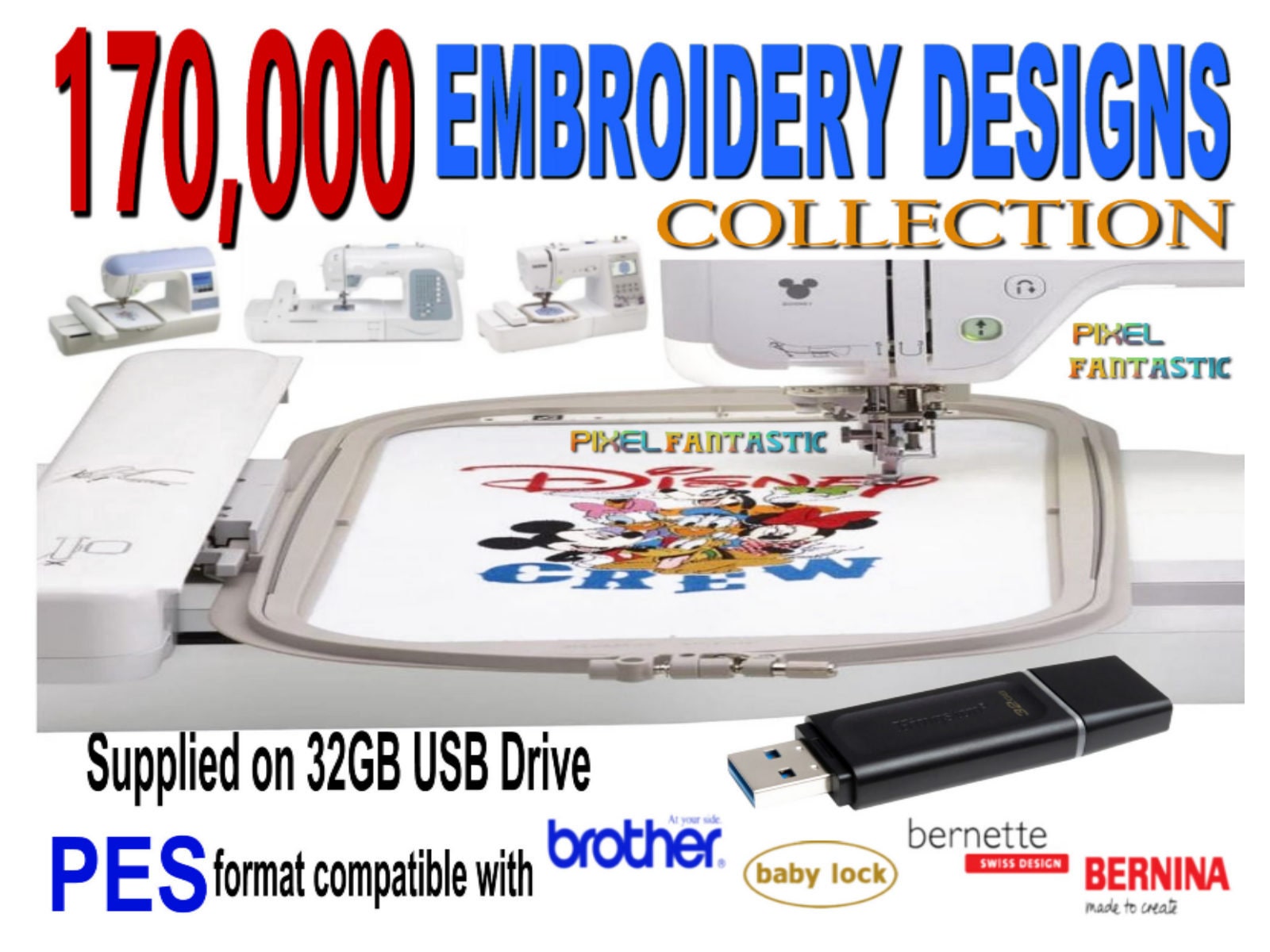 170 000 embroidery for sale  
