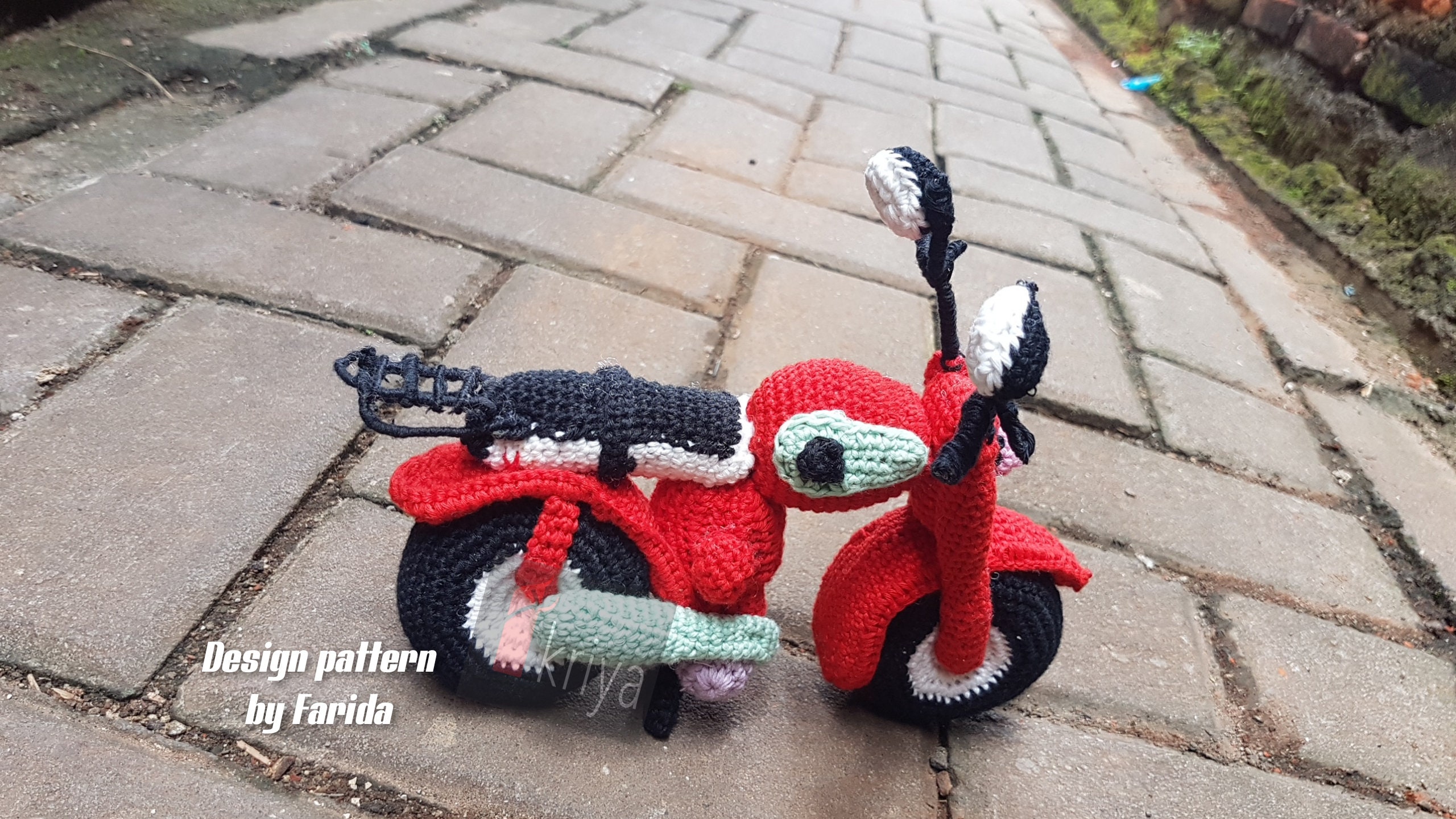 Honda motorcycle crochet for sale  