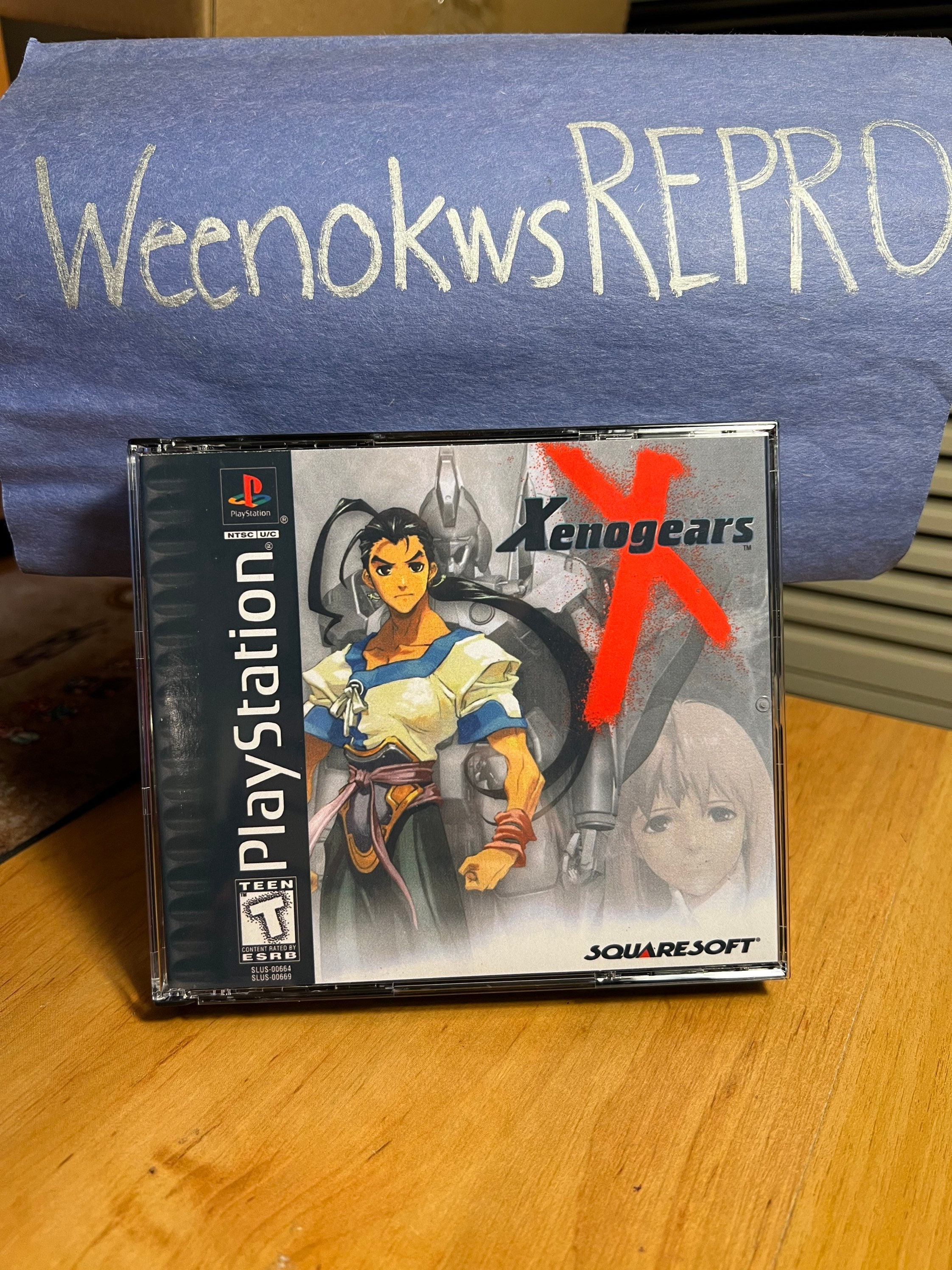 Xenogears reproduction case for sale  