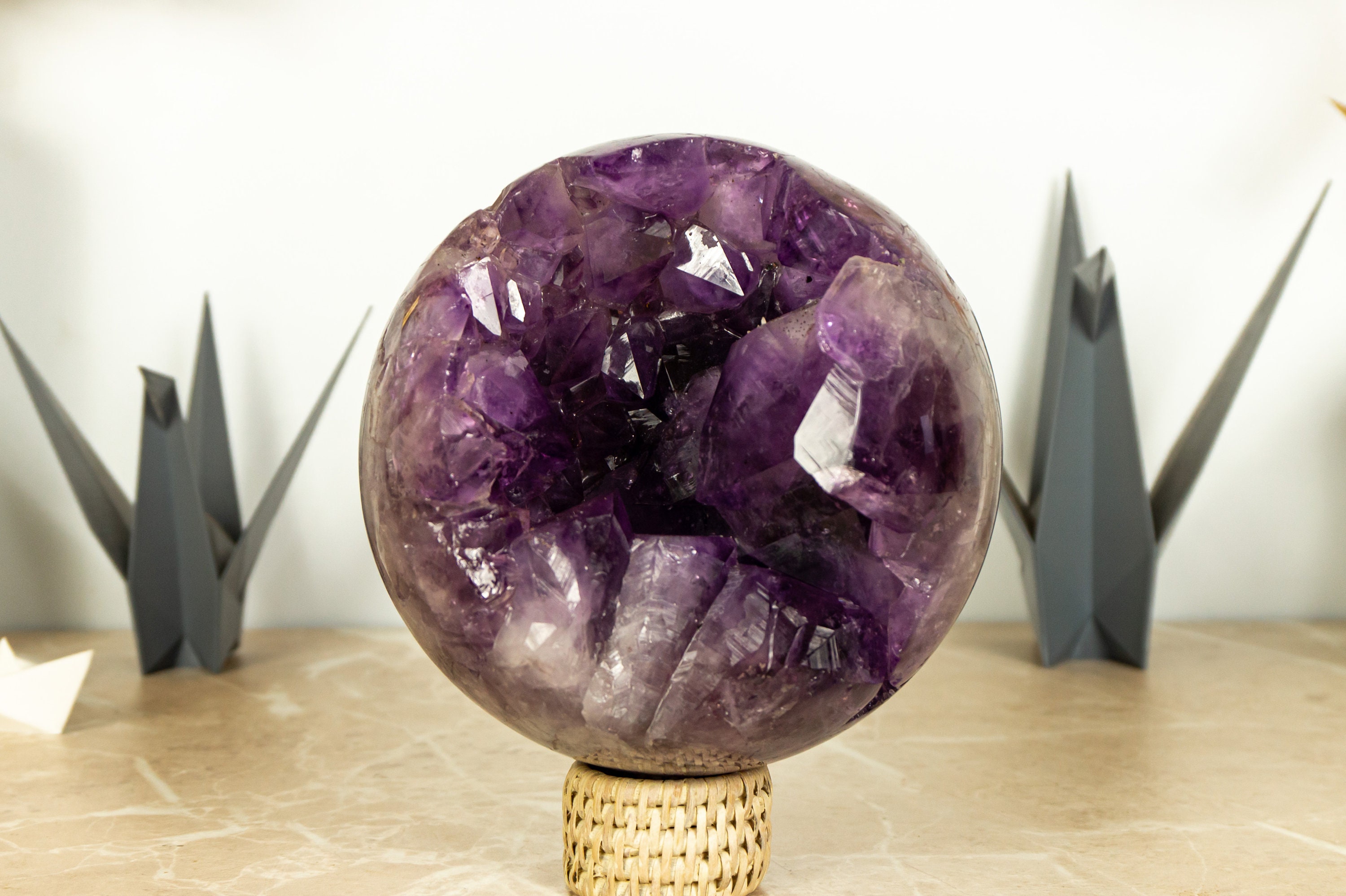 Amethyst crystal sphere for sale  
