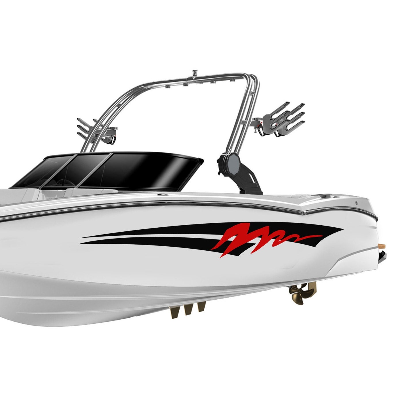 Graphic boat decals for sale  