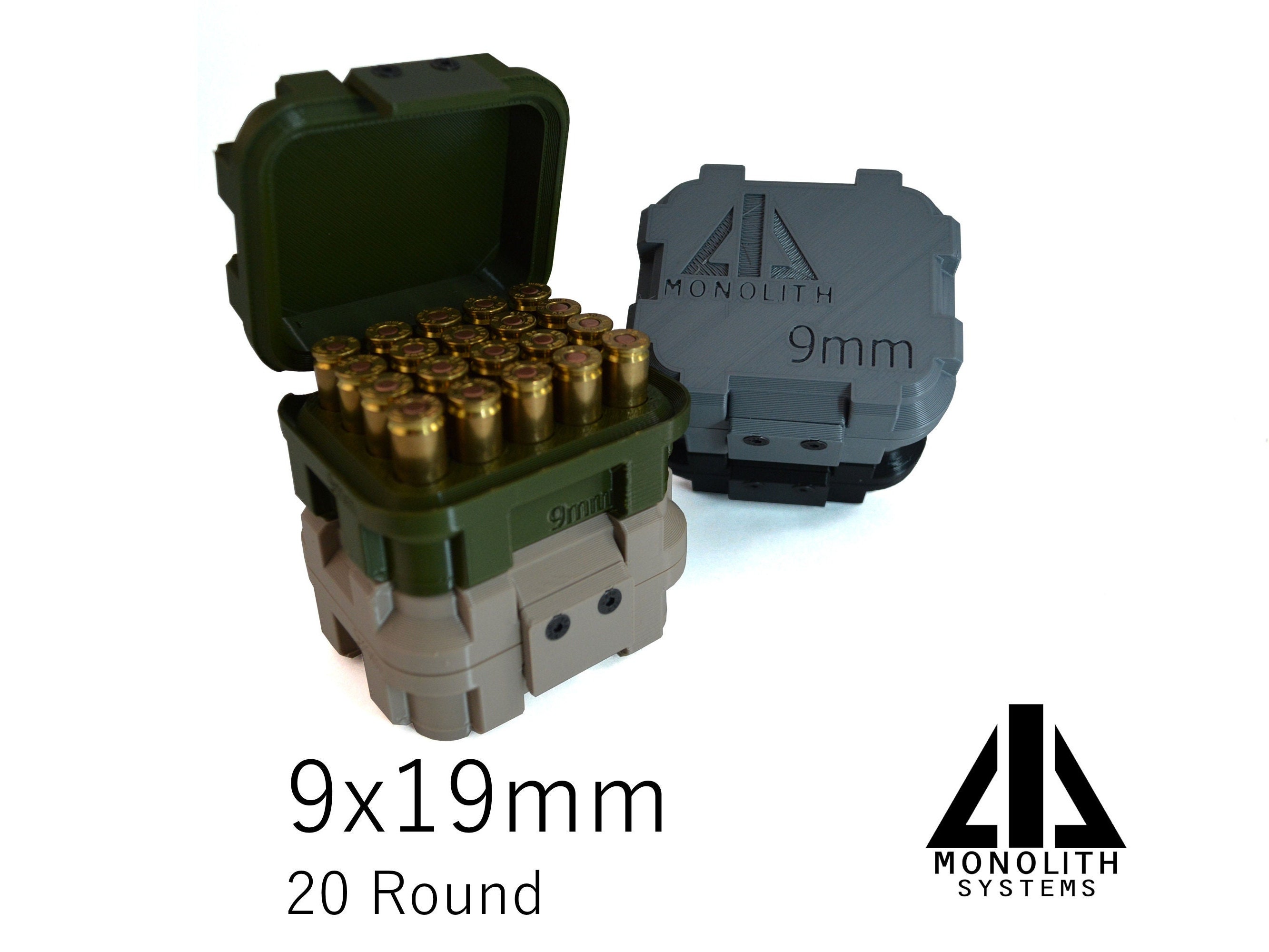 9mm ammo container for sale  