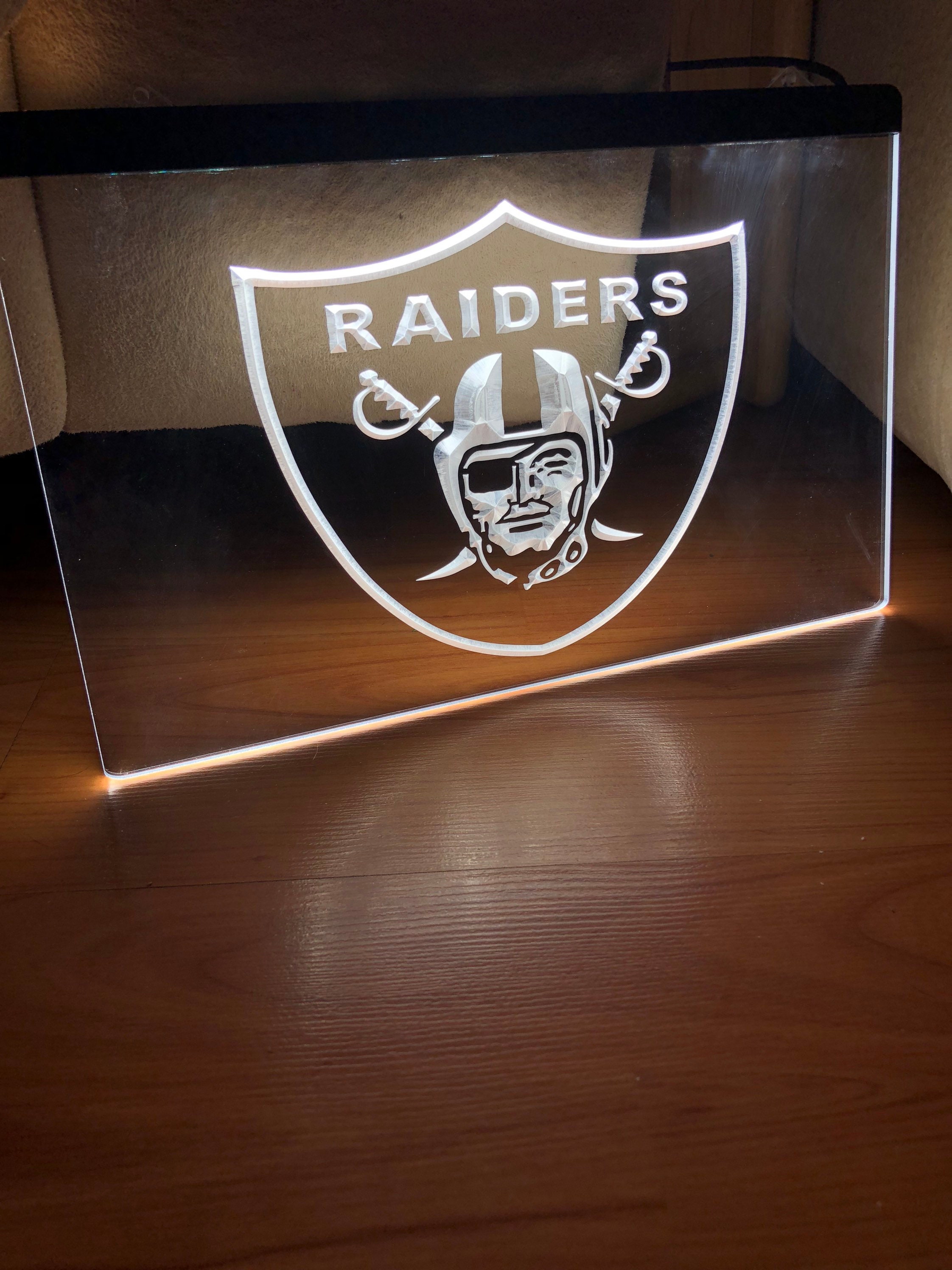 Raiders shield led for sale  