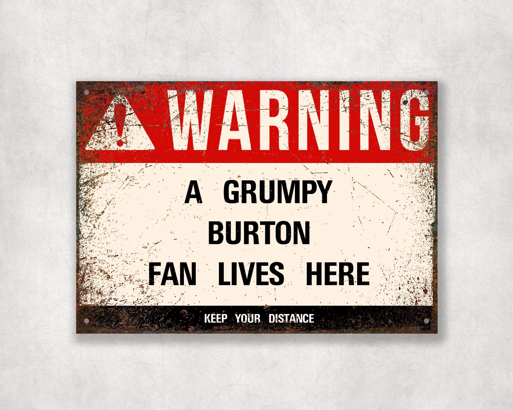 Grumpy burton fan for sale  