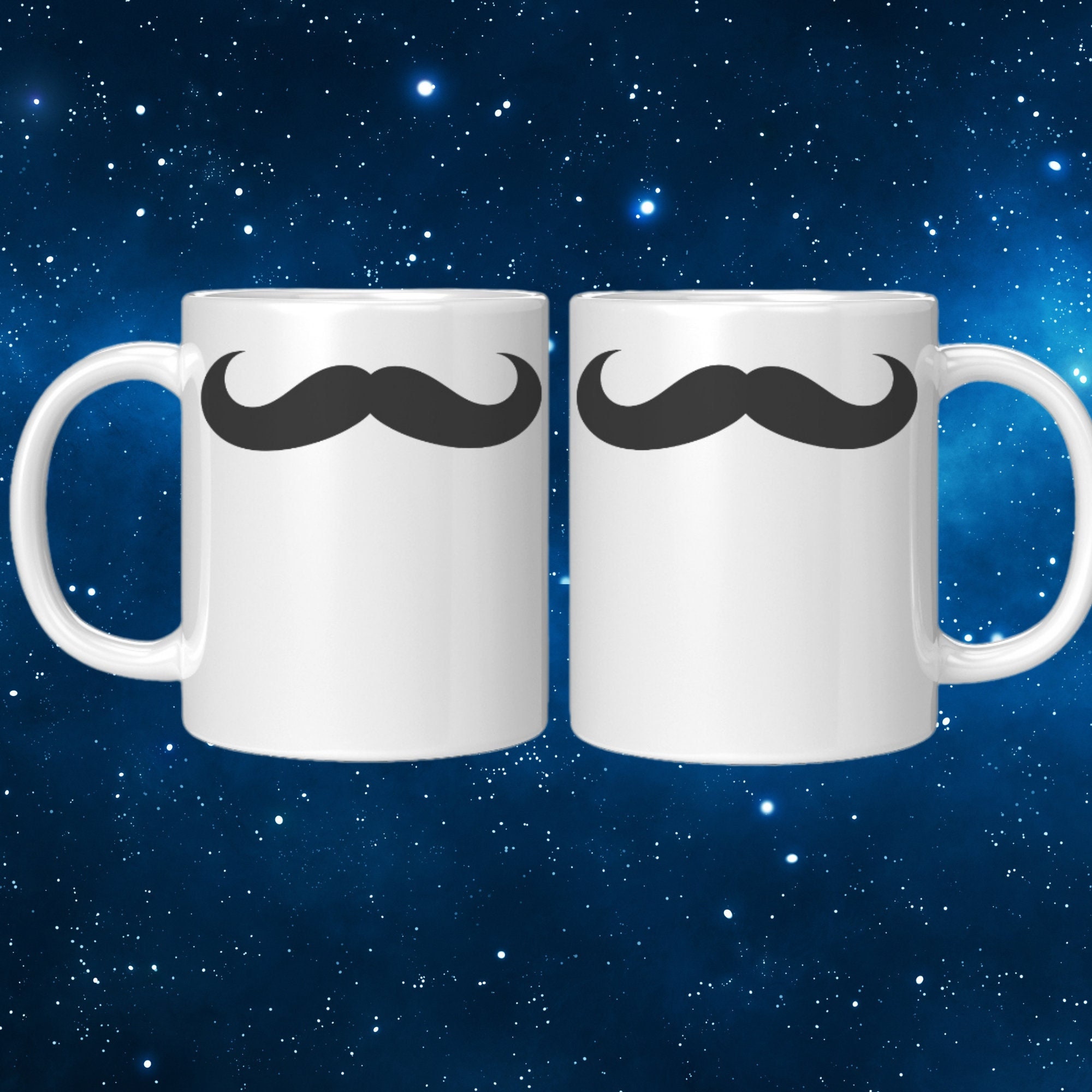 Mustache mug funny for sale  