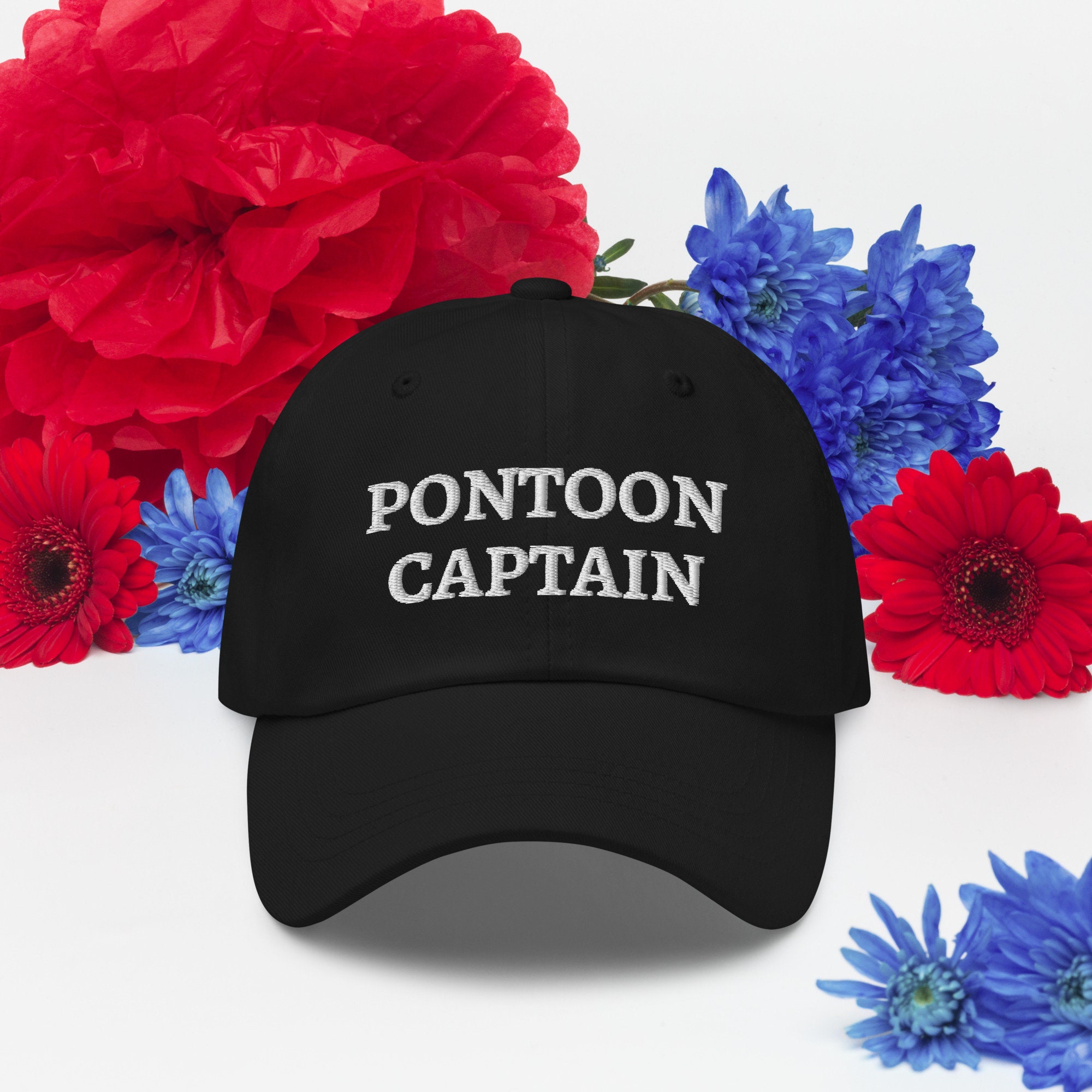 Pontoon captain embroidered for sale  