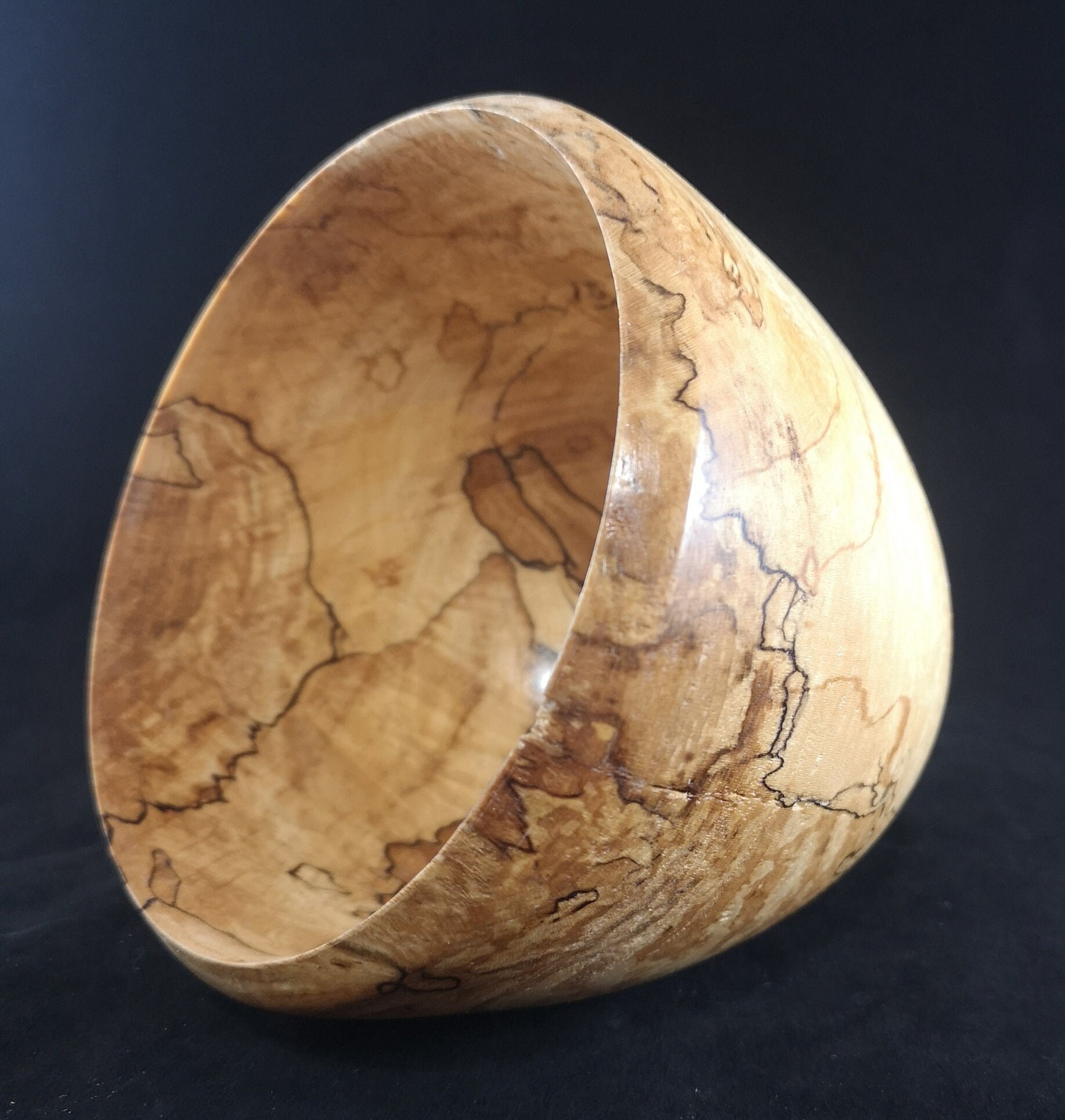 Spalted maple vessel for sale  