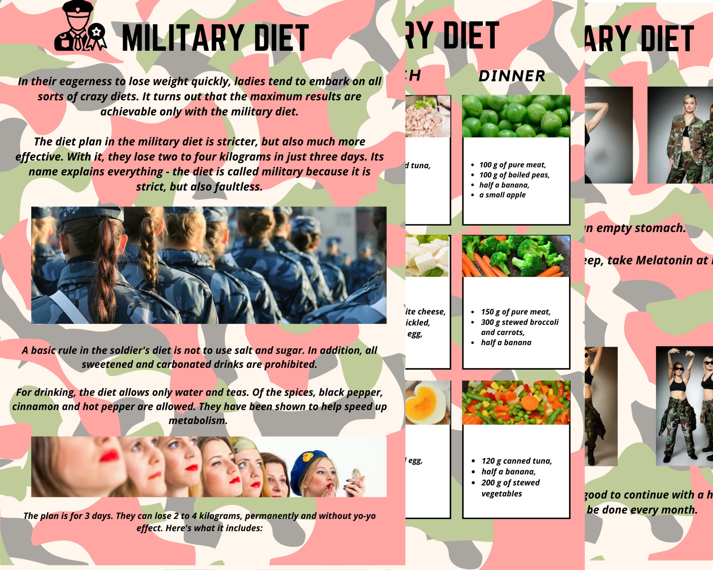 Days military diet for sale  