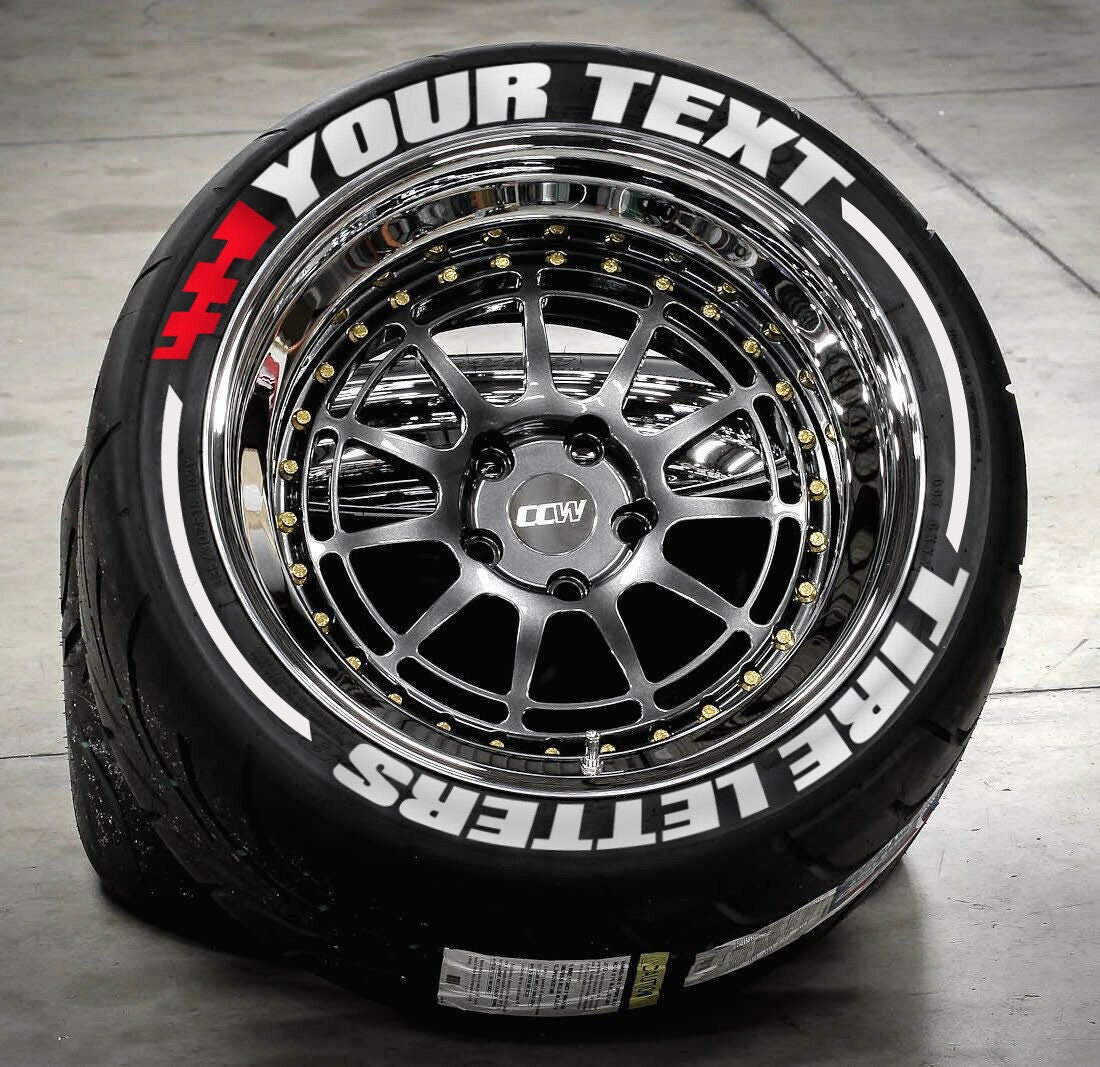 Custom wording tire for sale  