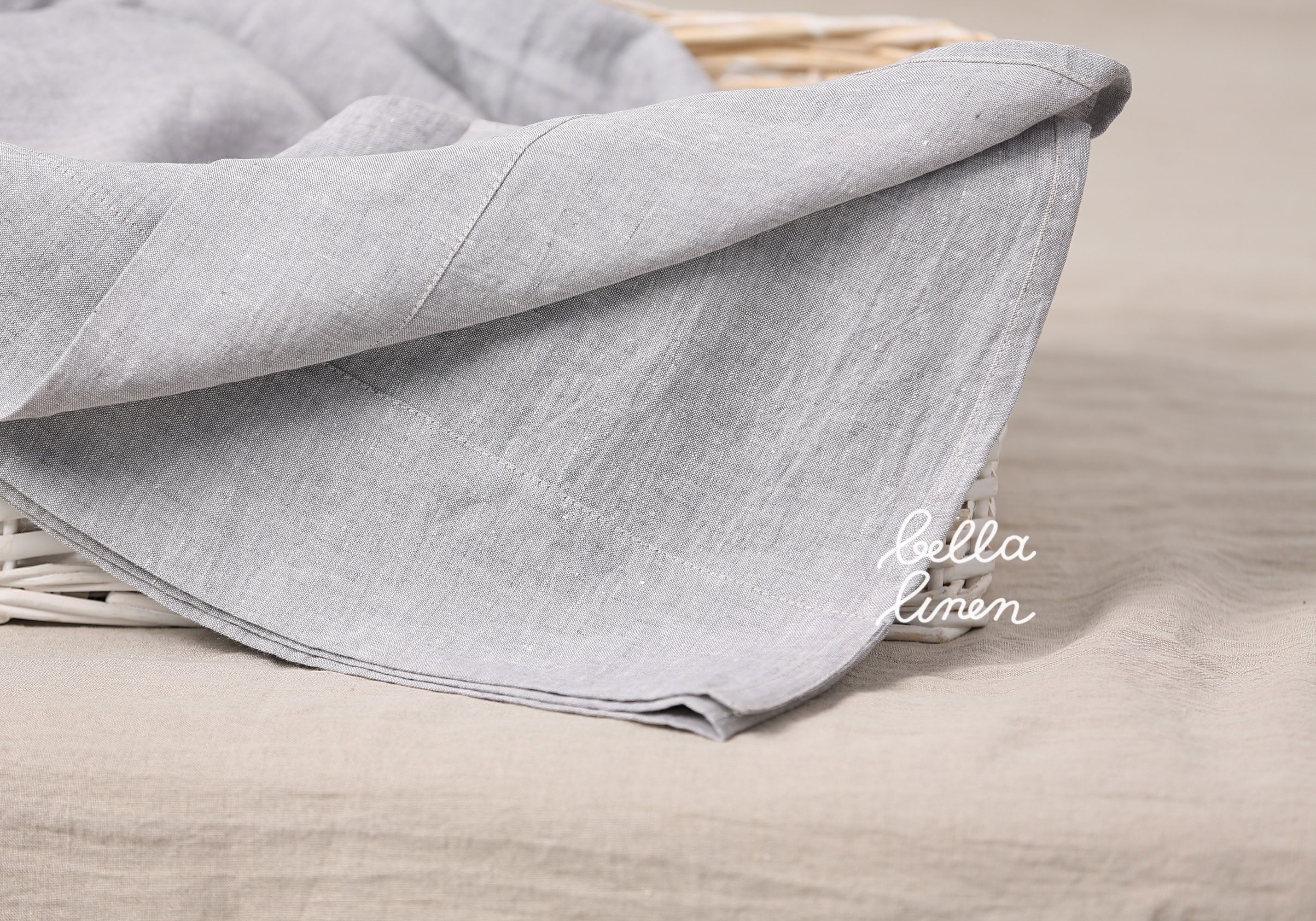 Linen bedding natural for sale  