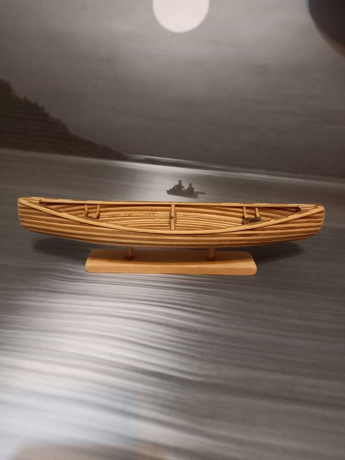 Wooden gift canoe for sale  
