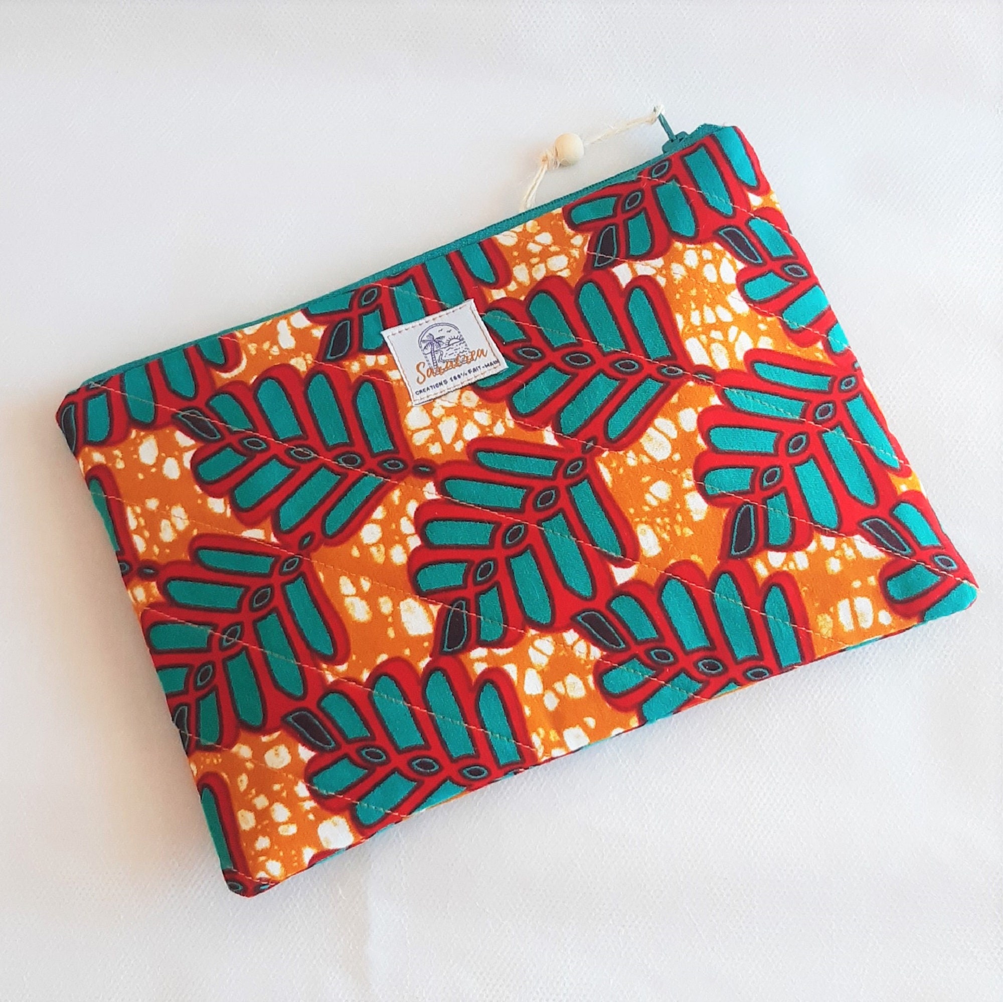 Flat zipped pouch for sale  