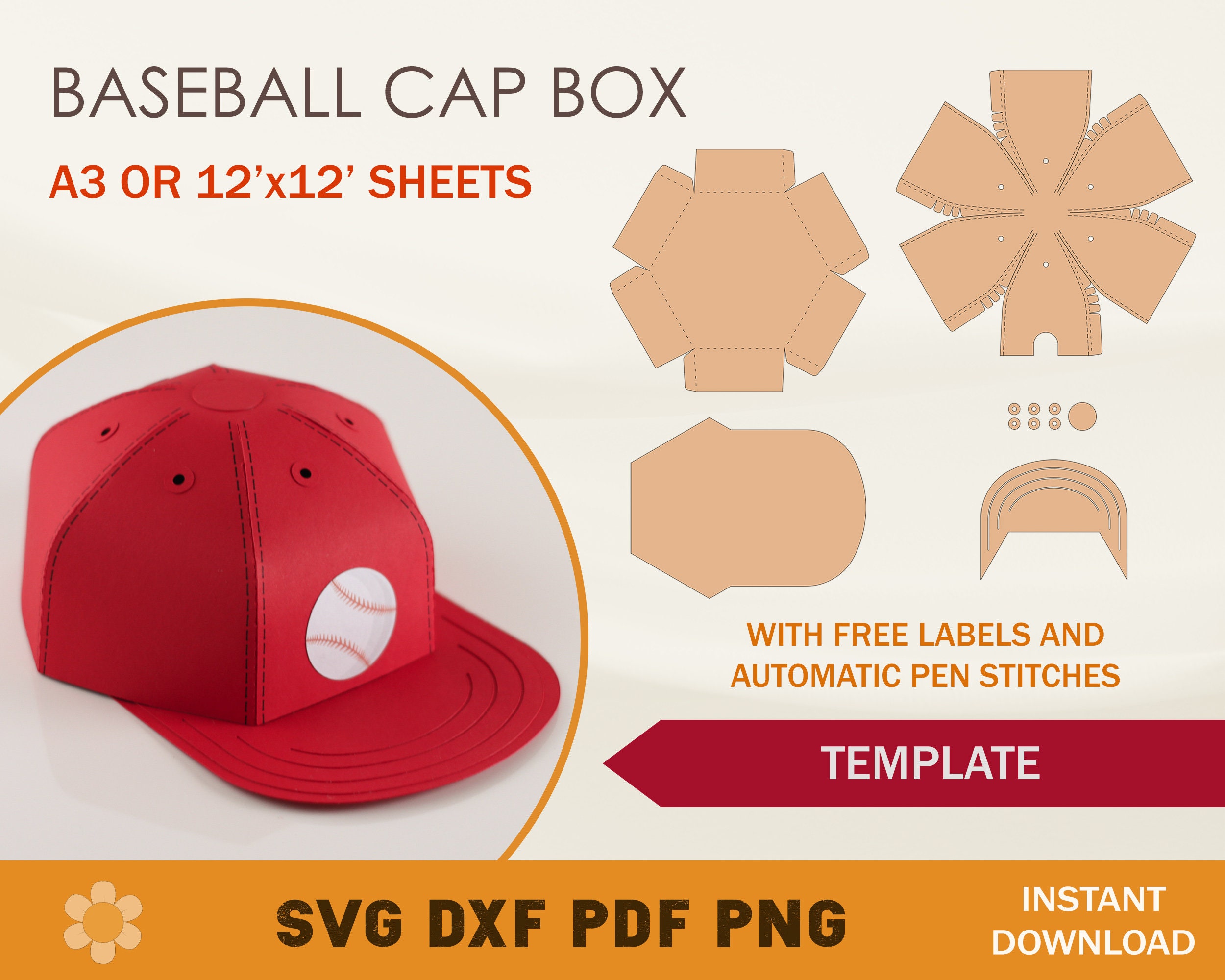 Baseball cap box for sale  