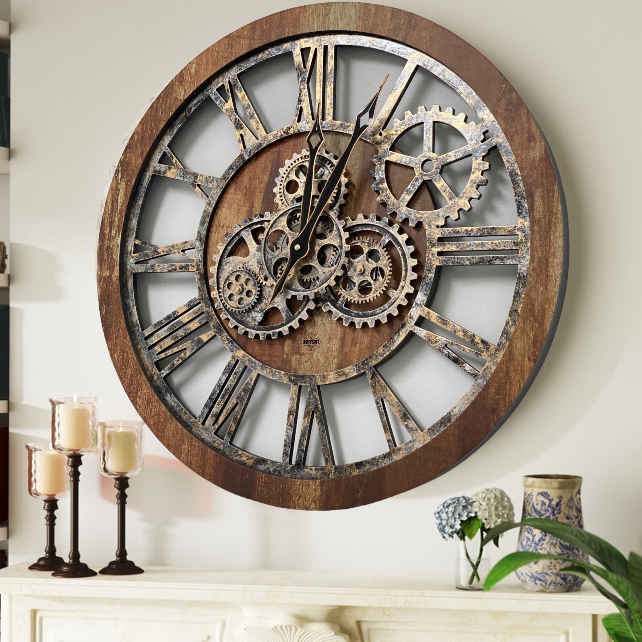 Wall clock inches for sale  