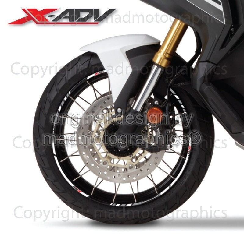 Motorcycle wheel stickers for sale  