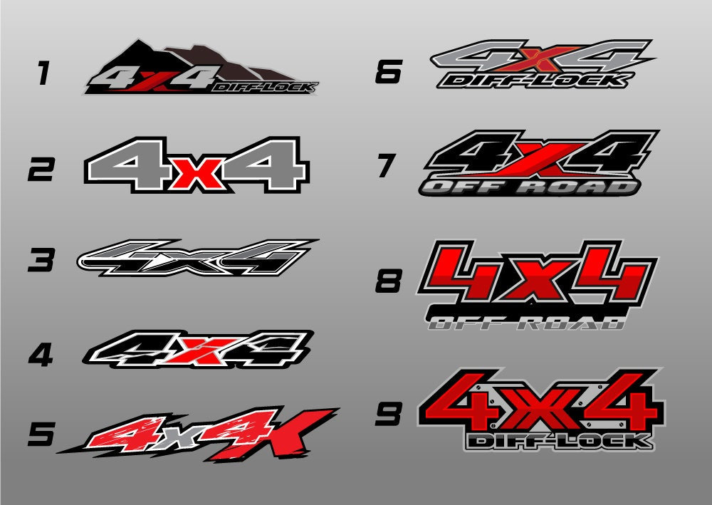 4x4 stickers graphics for sale  