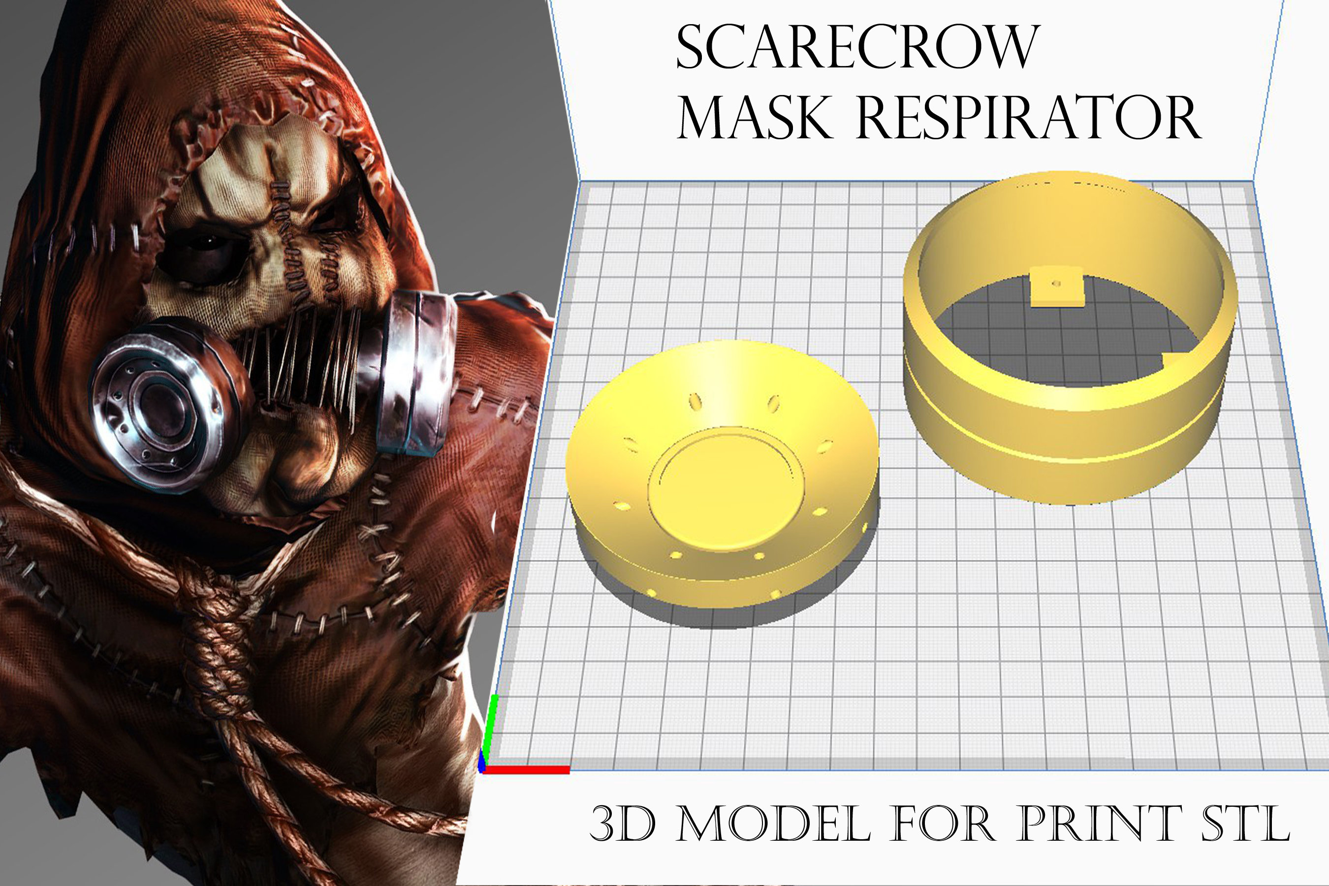 Scarecrow respirator model for sale  