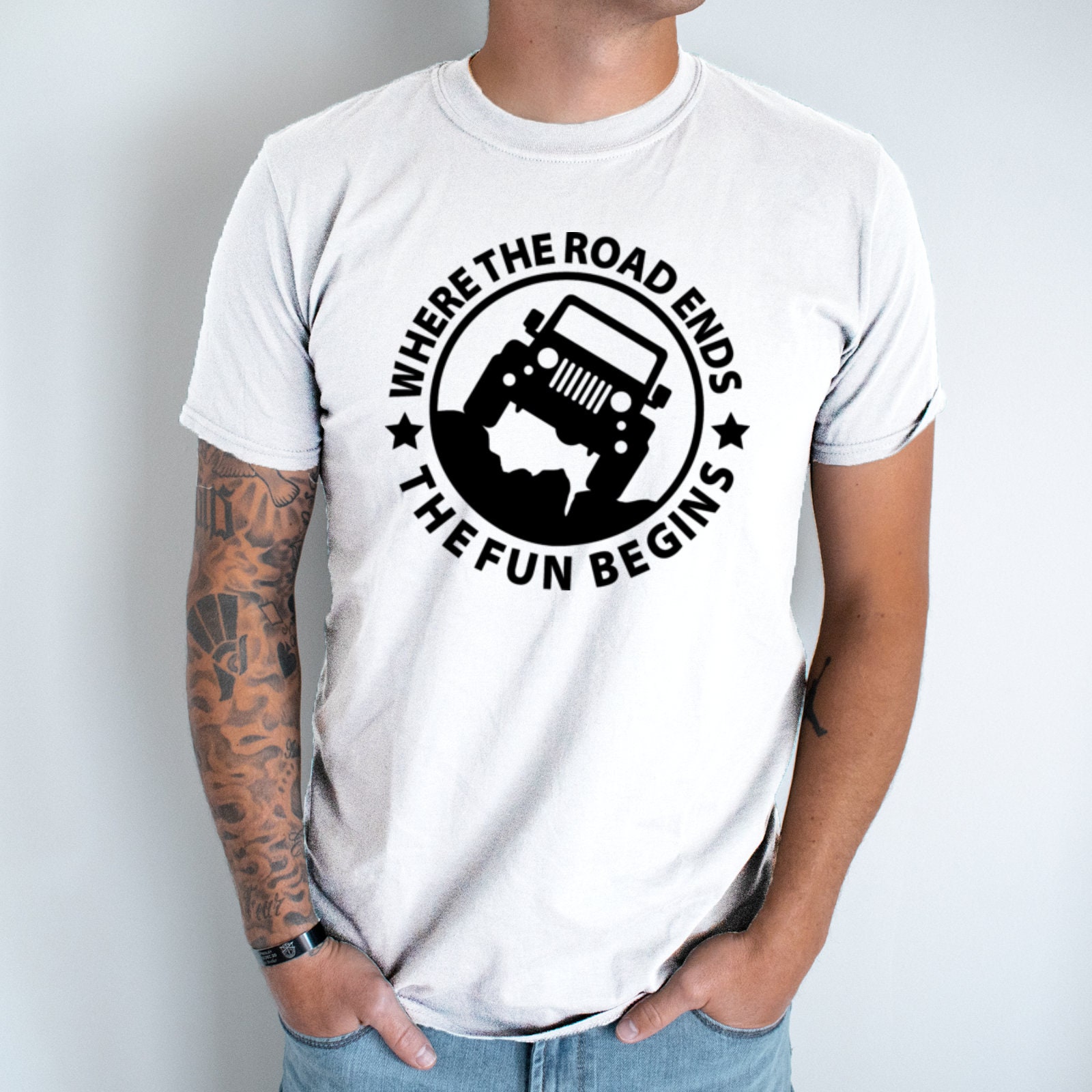 Road ends tshirt for sale  