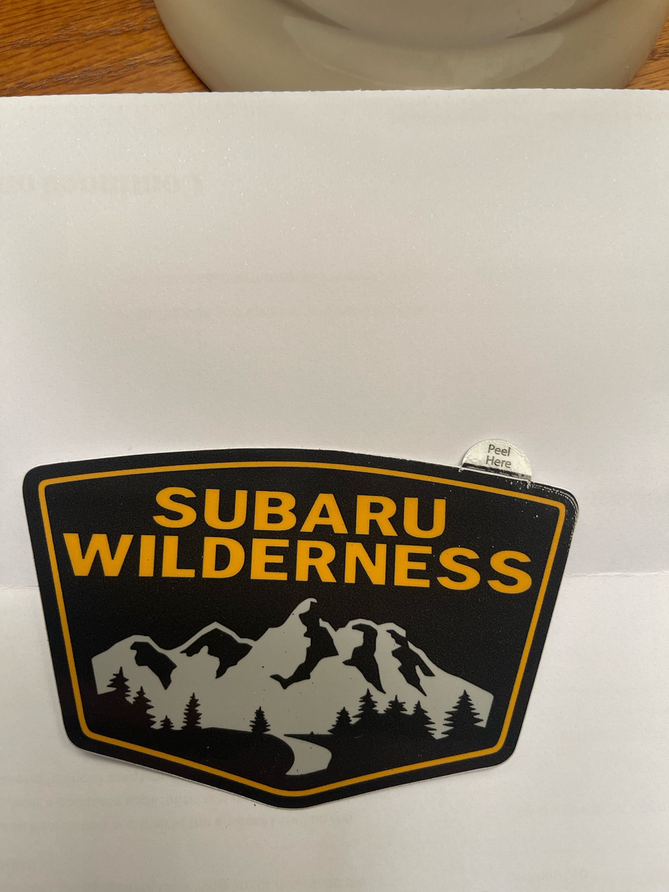 Subaru wilderness sticker for sale  