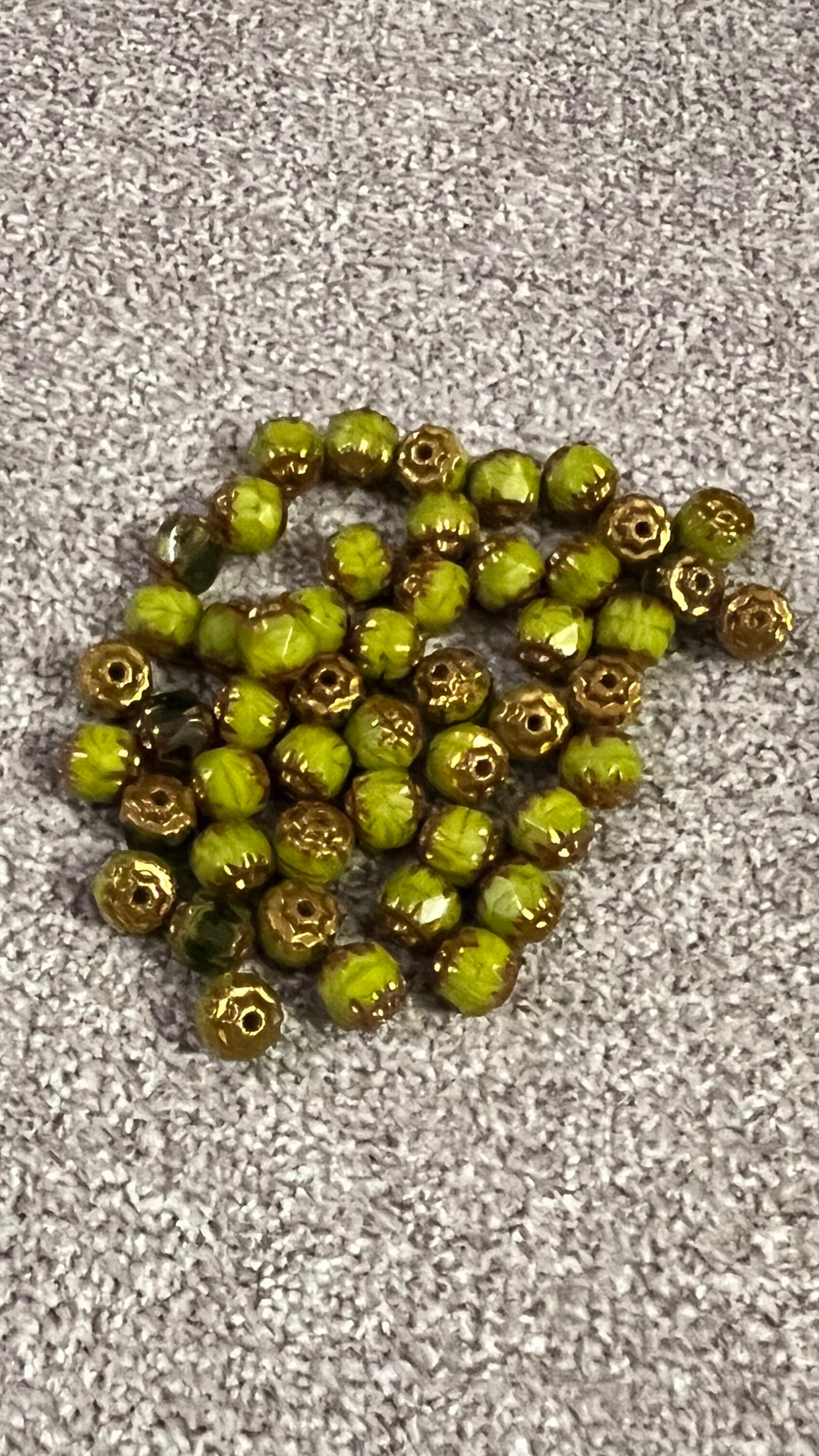 Cathedral beads 4mm for sale  