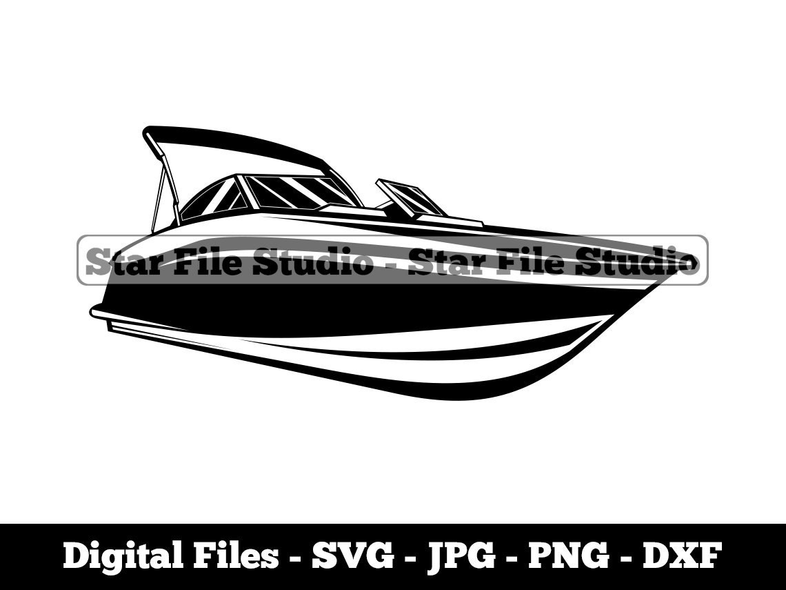 Speed boat svg for sale  