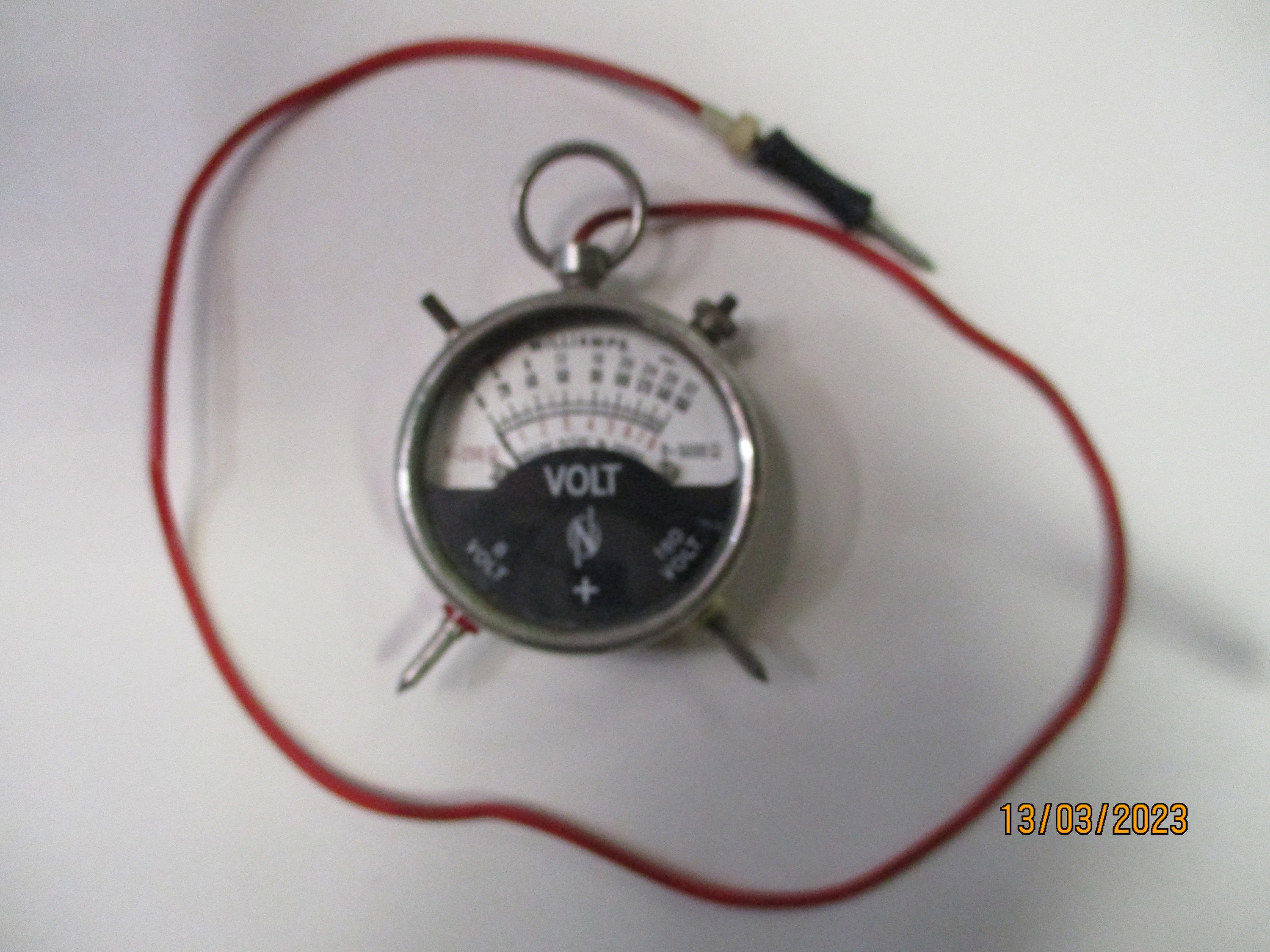 Vintage pocket voltmeter for sale  