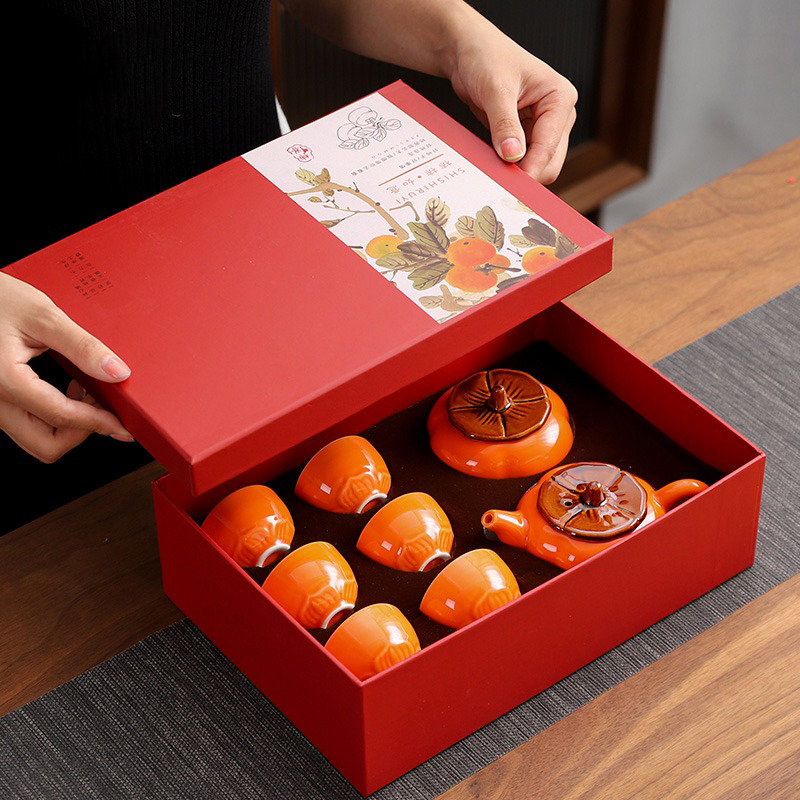 Persimmon shaped tea for sale  