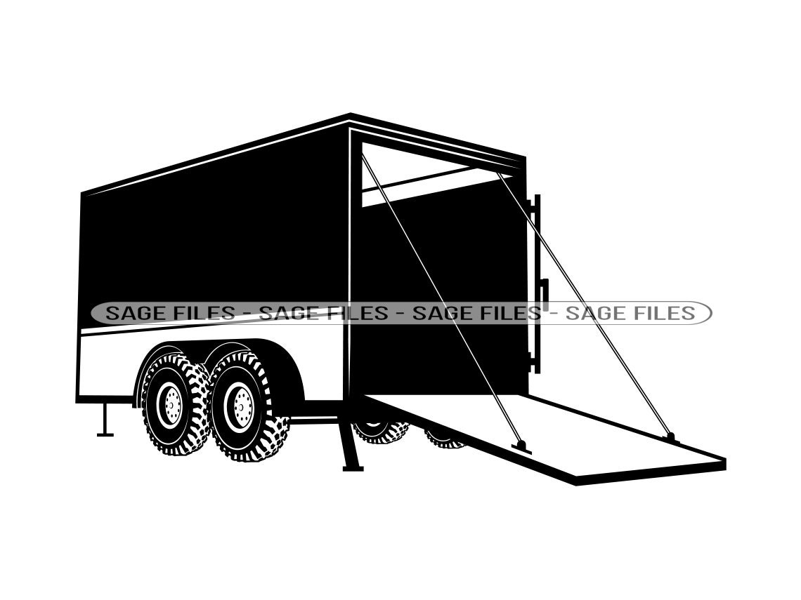 Cargo trailer svg for sale  
