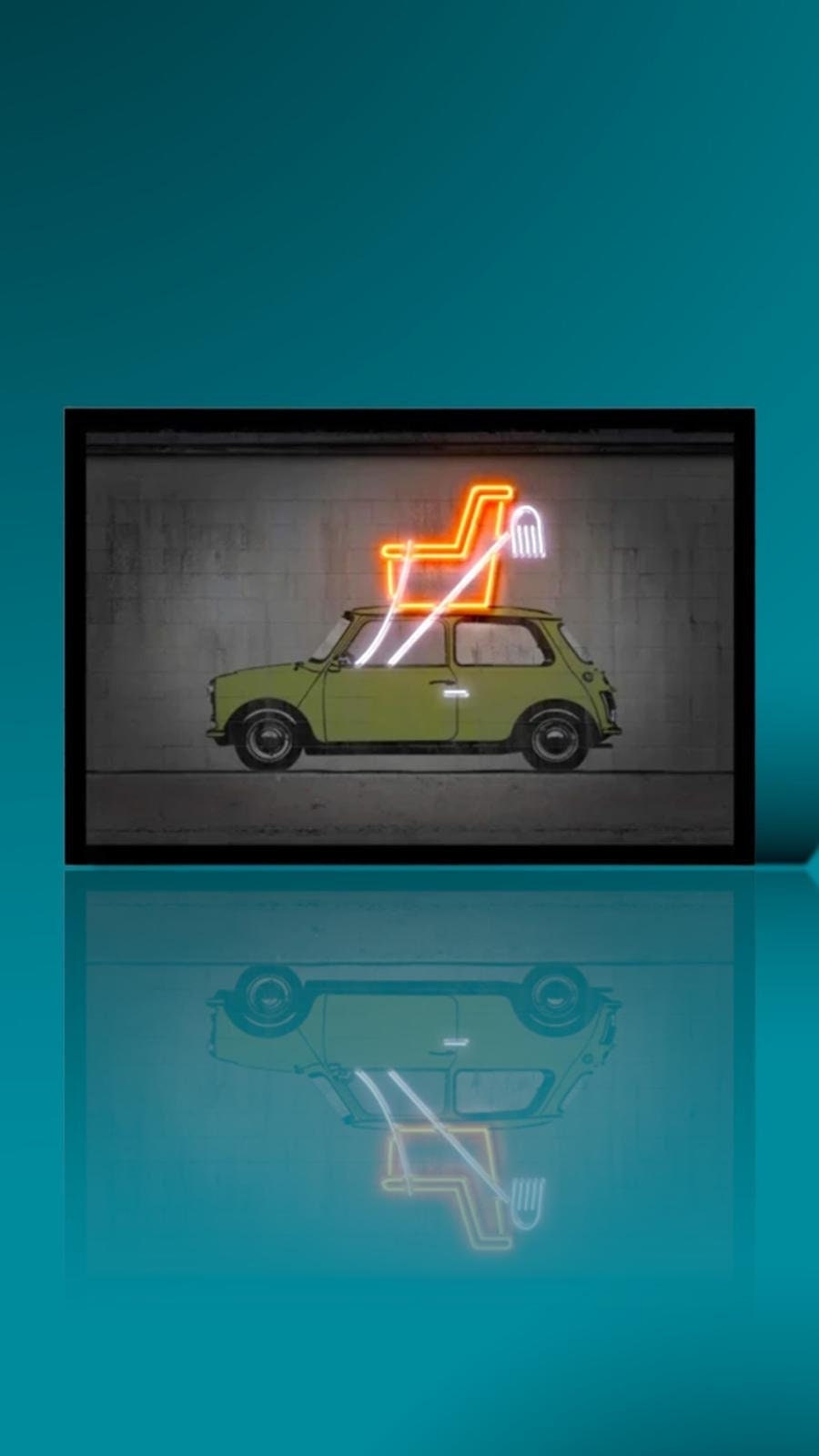 Mini cooper painting for sale  