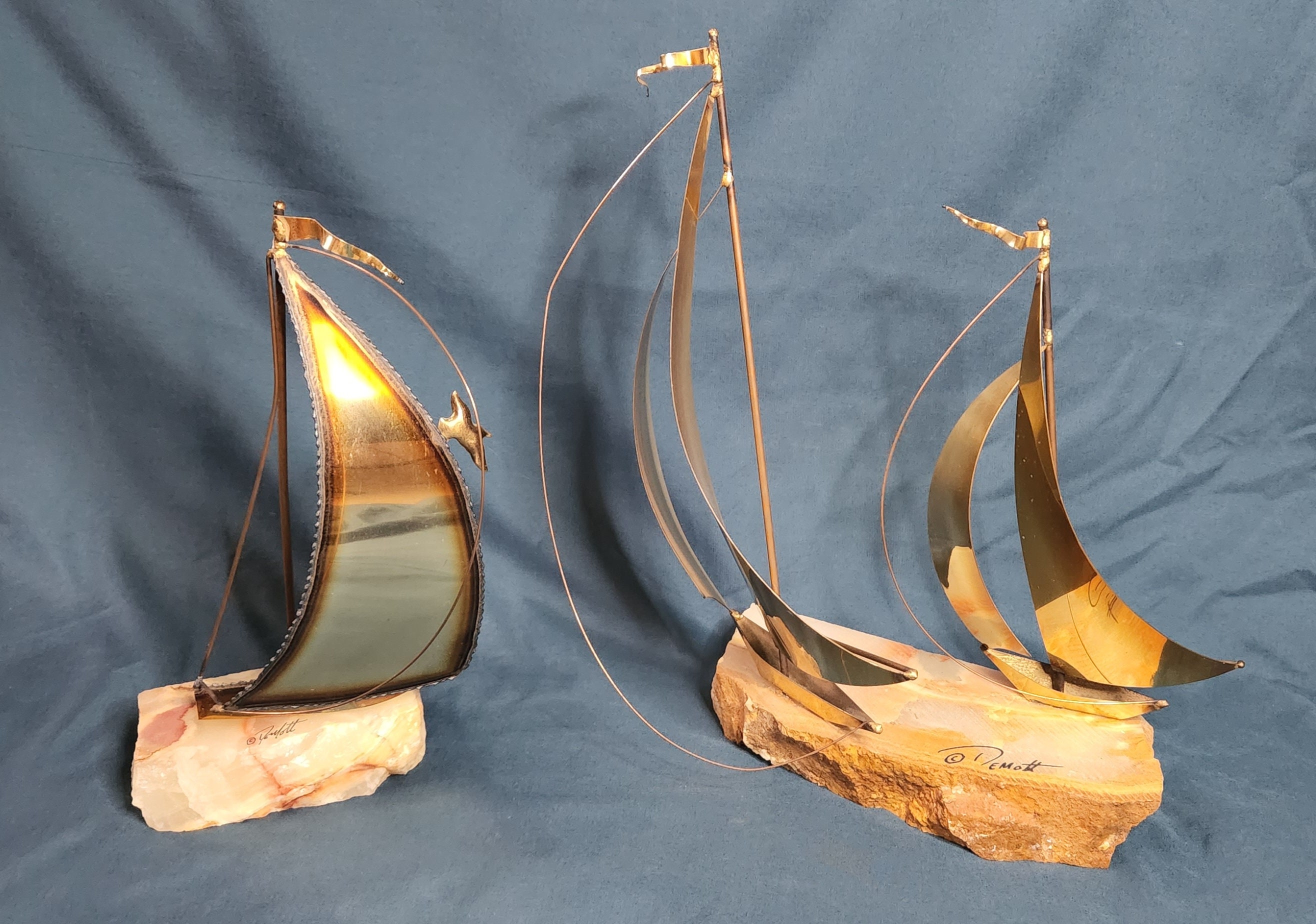 Demott sailboat sculptures for sale  