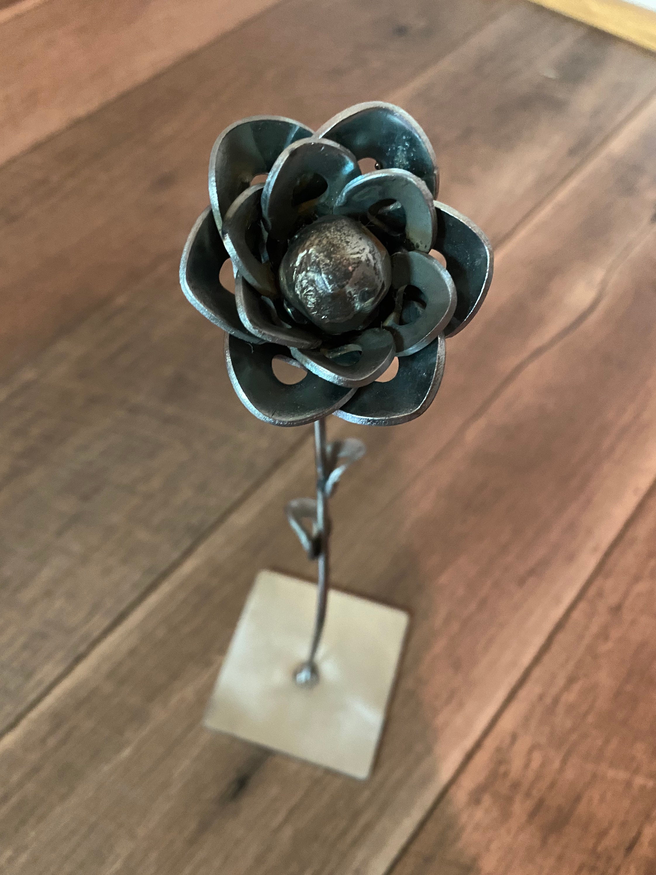 Custom metal rose for sale  