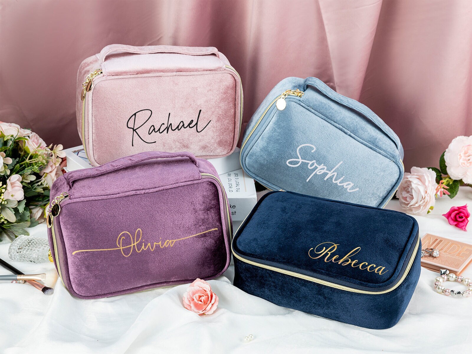 Personalized makeup bag for sale  