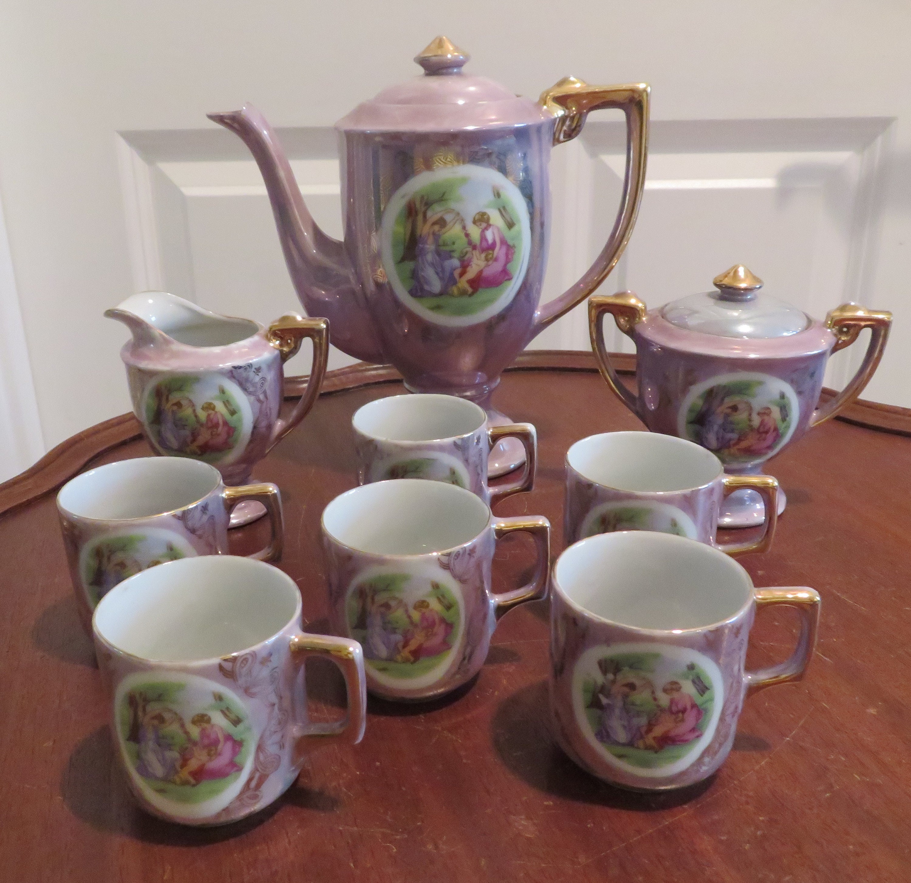 Lusterware tea set for sale  