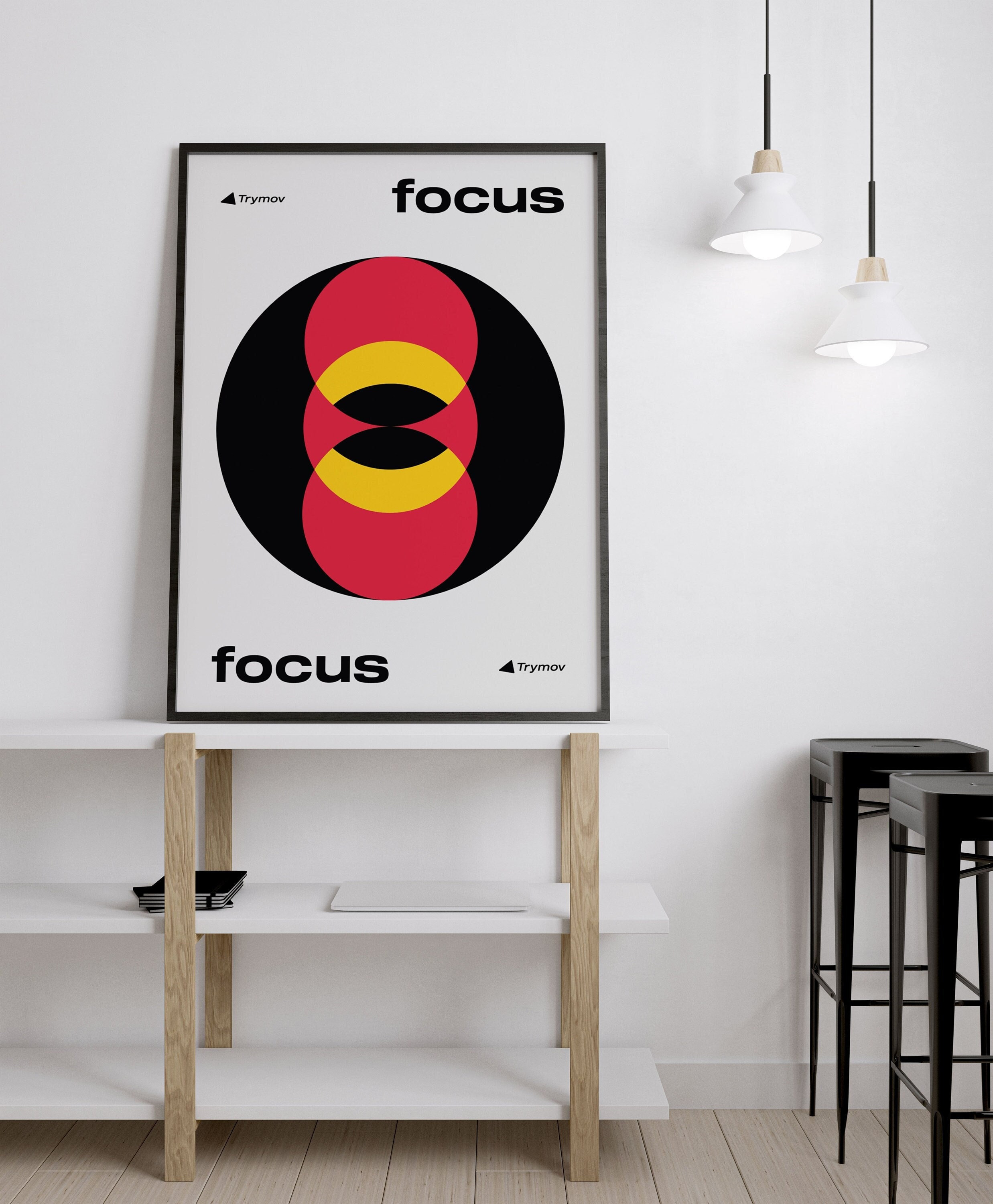 Focus typography poster for sale  
