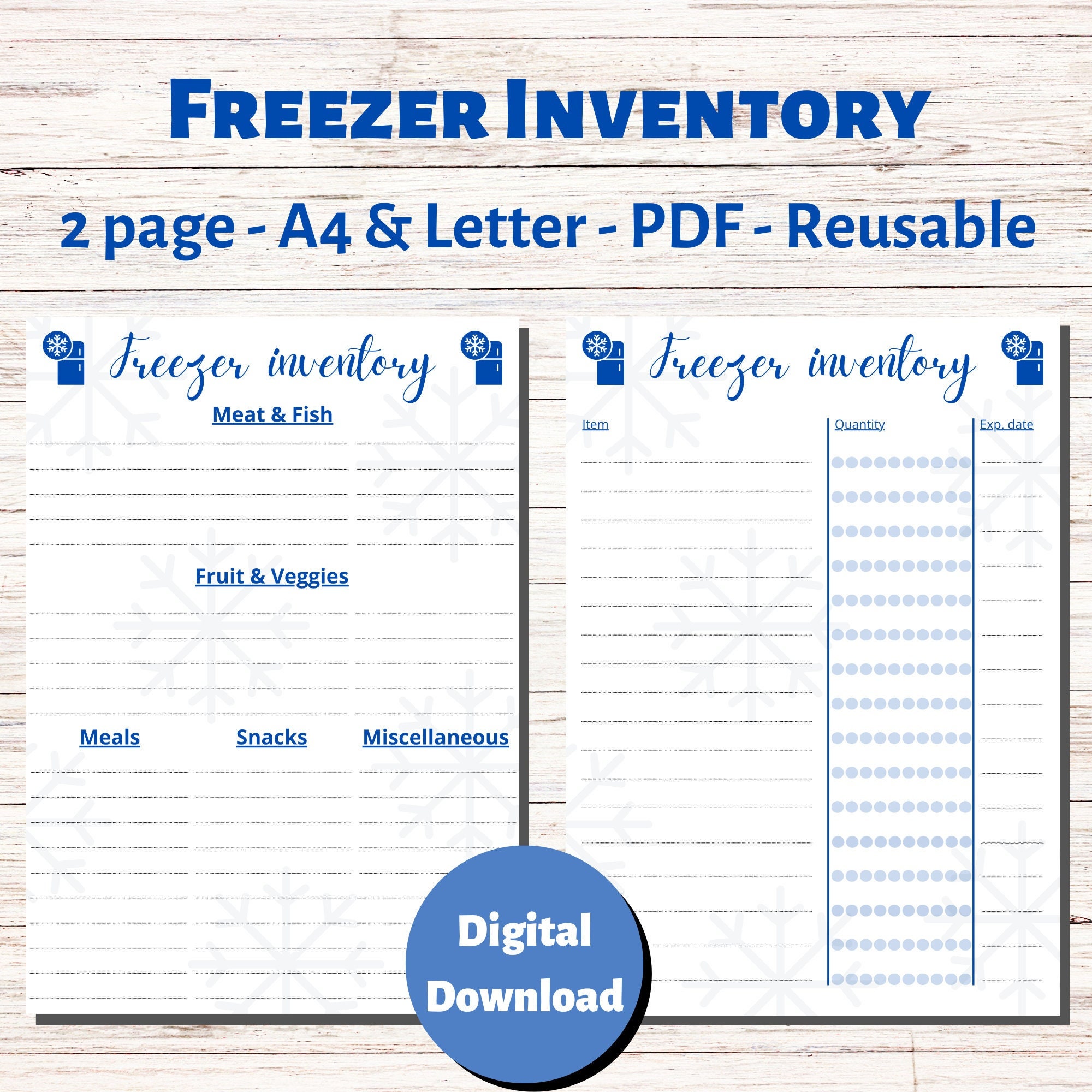 Freezer inventory tracker for sale  