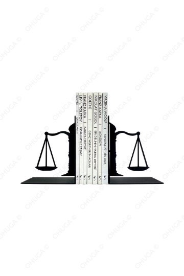 Justice metal bookends for sale  