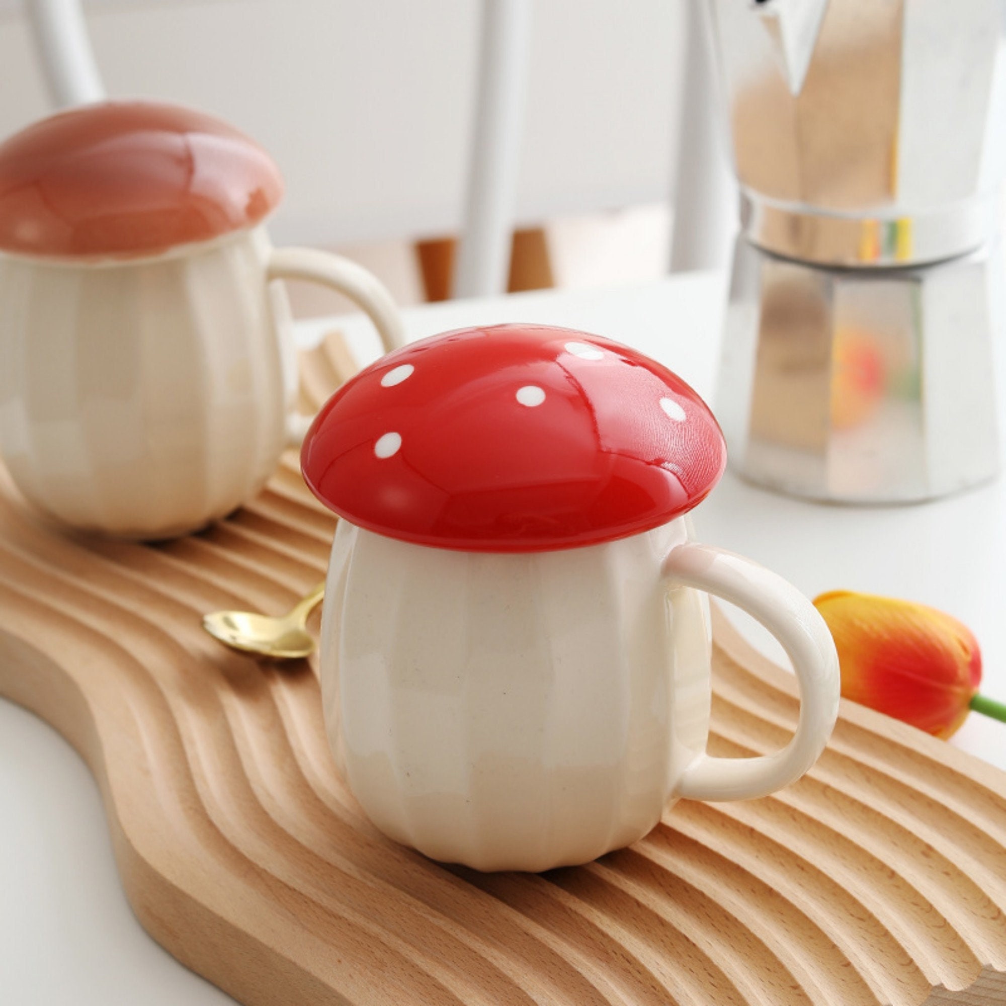 Ceramic mushroom mug for sale  