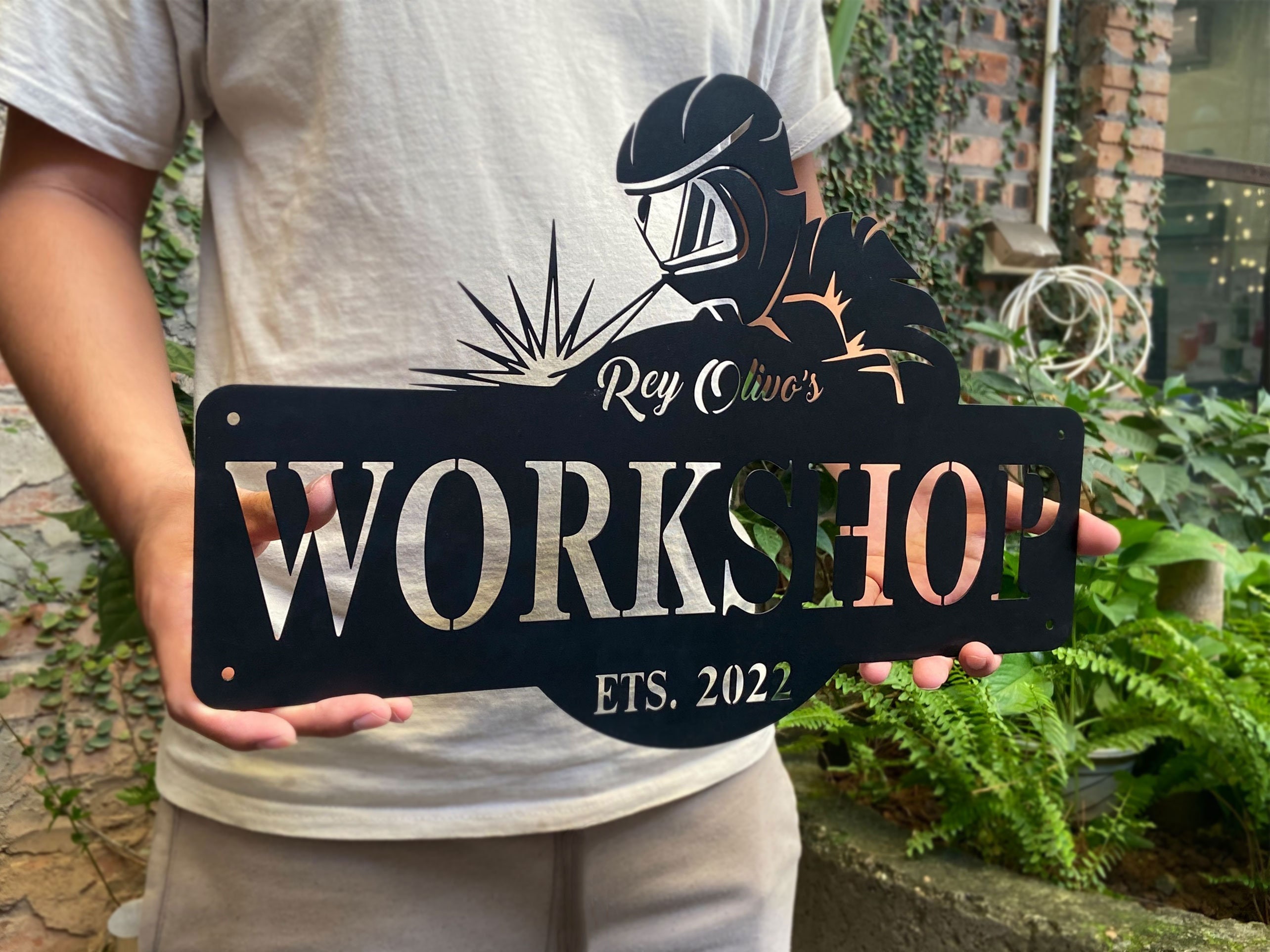 Personalized welder sign for sale  