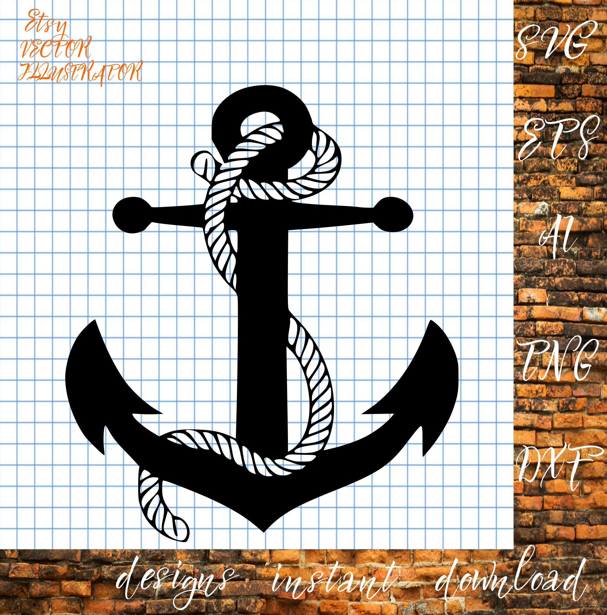 Anchor svg nautical for sale  