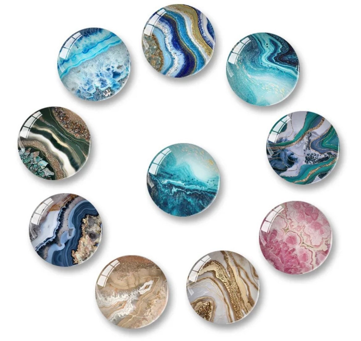 Magnetic marble crystal for sale  