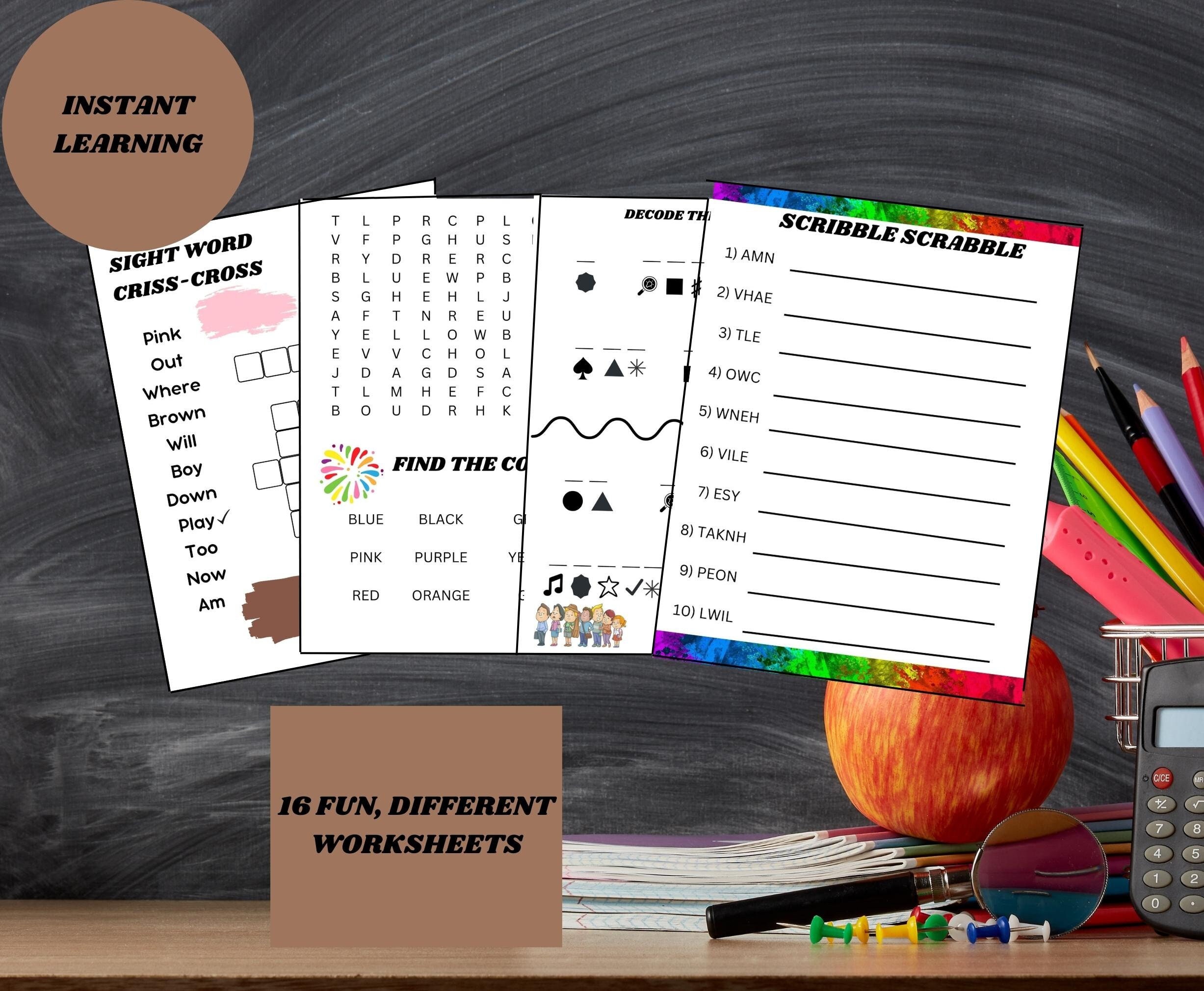 Printable sight word for sale  