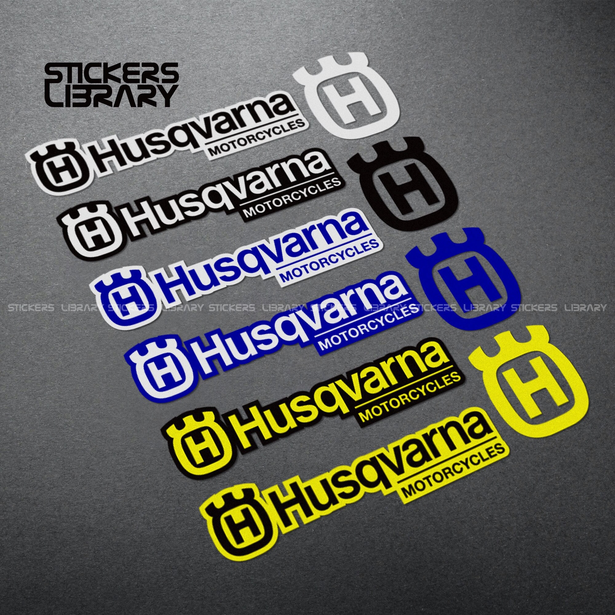 Motorcycle stickers husqvarna for sale  