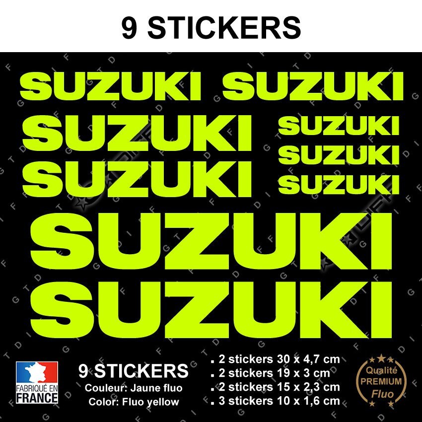 Stickers suzuki autocollants for sale  