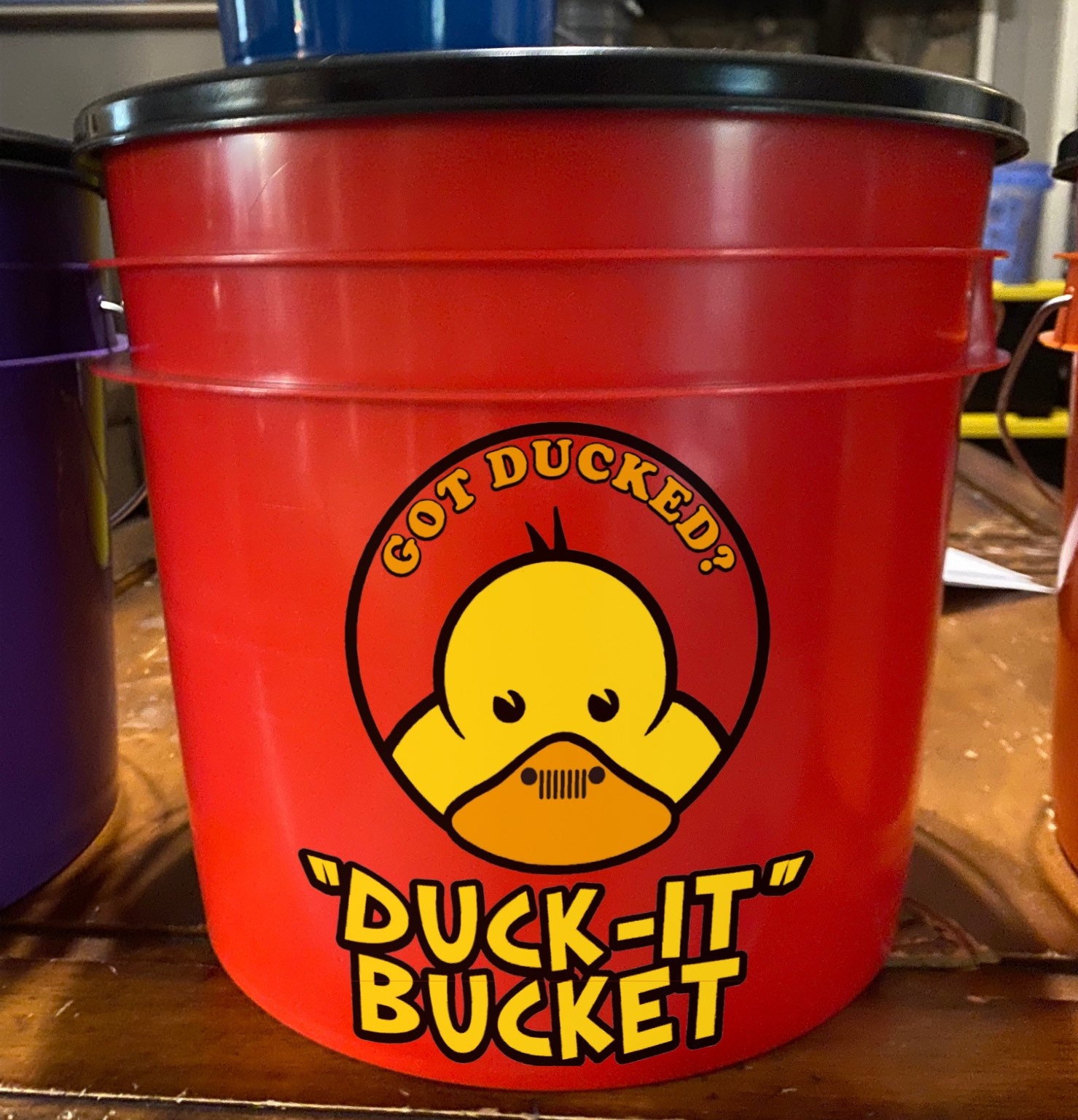 Customizable red duck for sale  