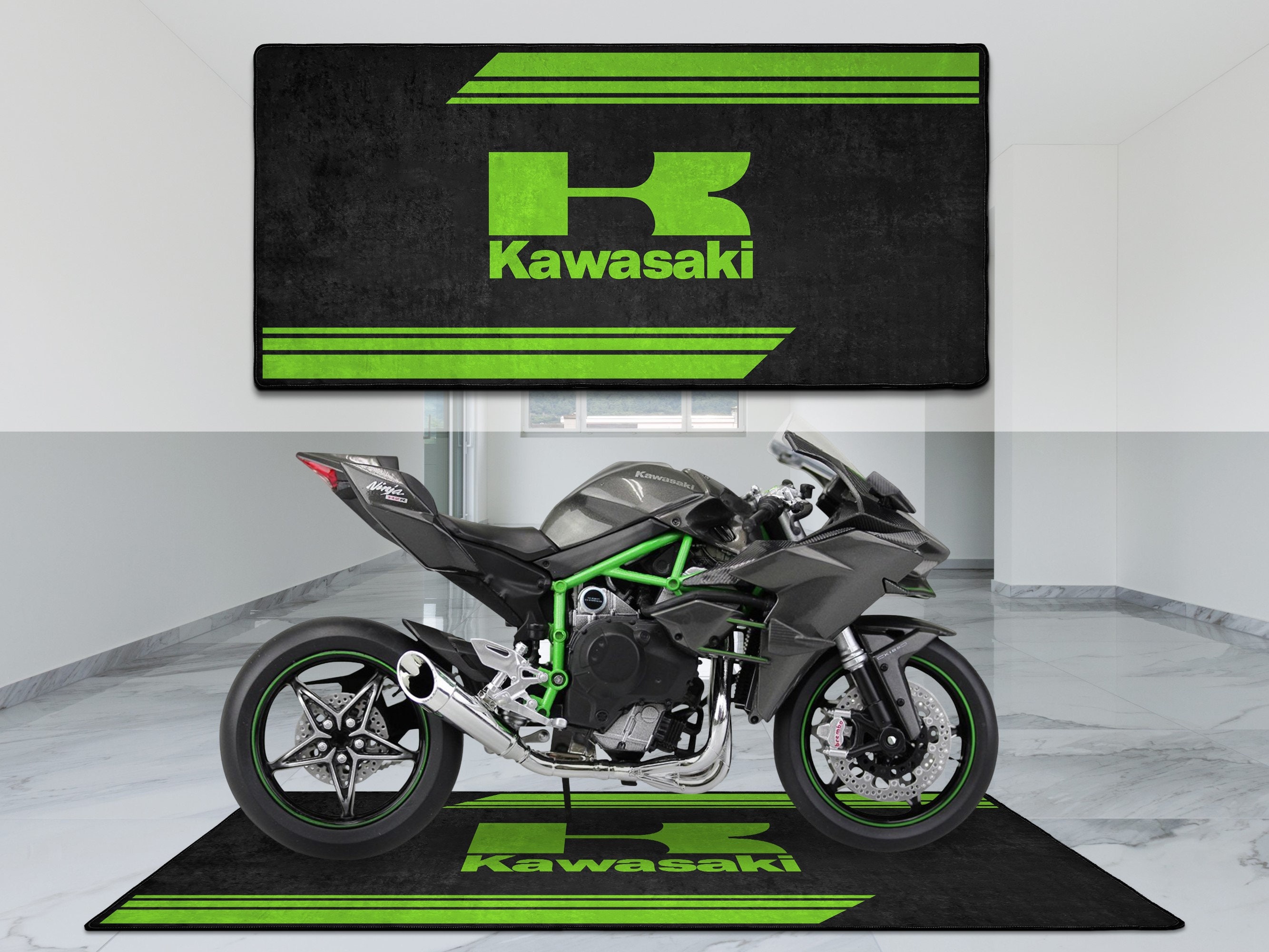 Kawasaki motorcycle personaliz for sale  