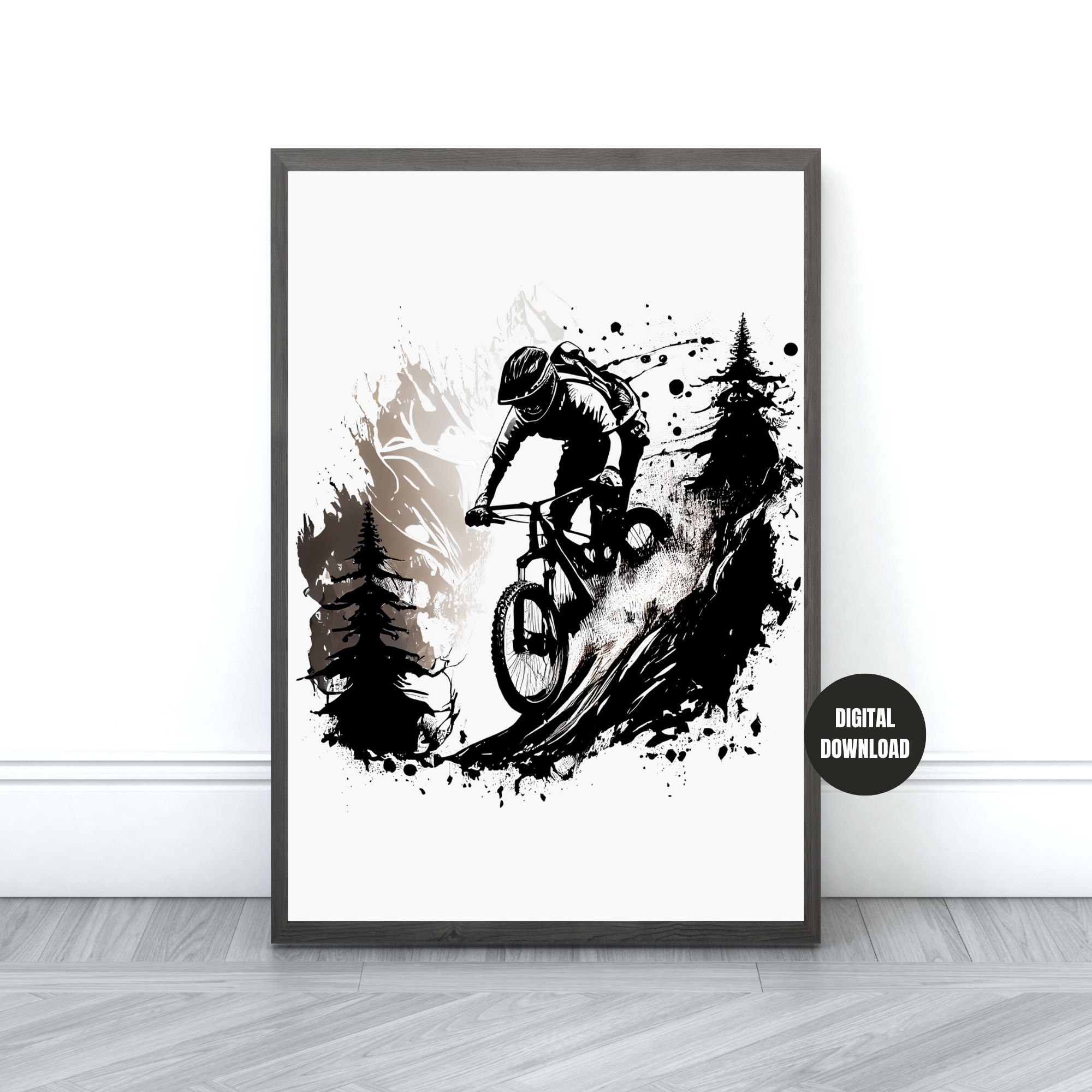 Mountain biker poster for sale  