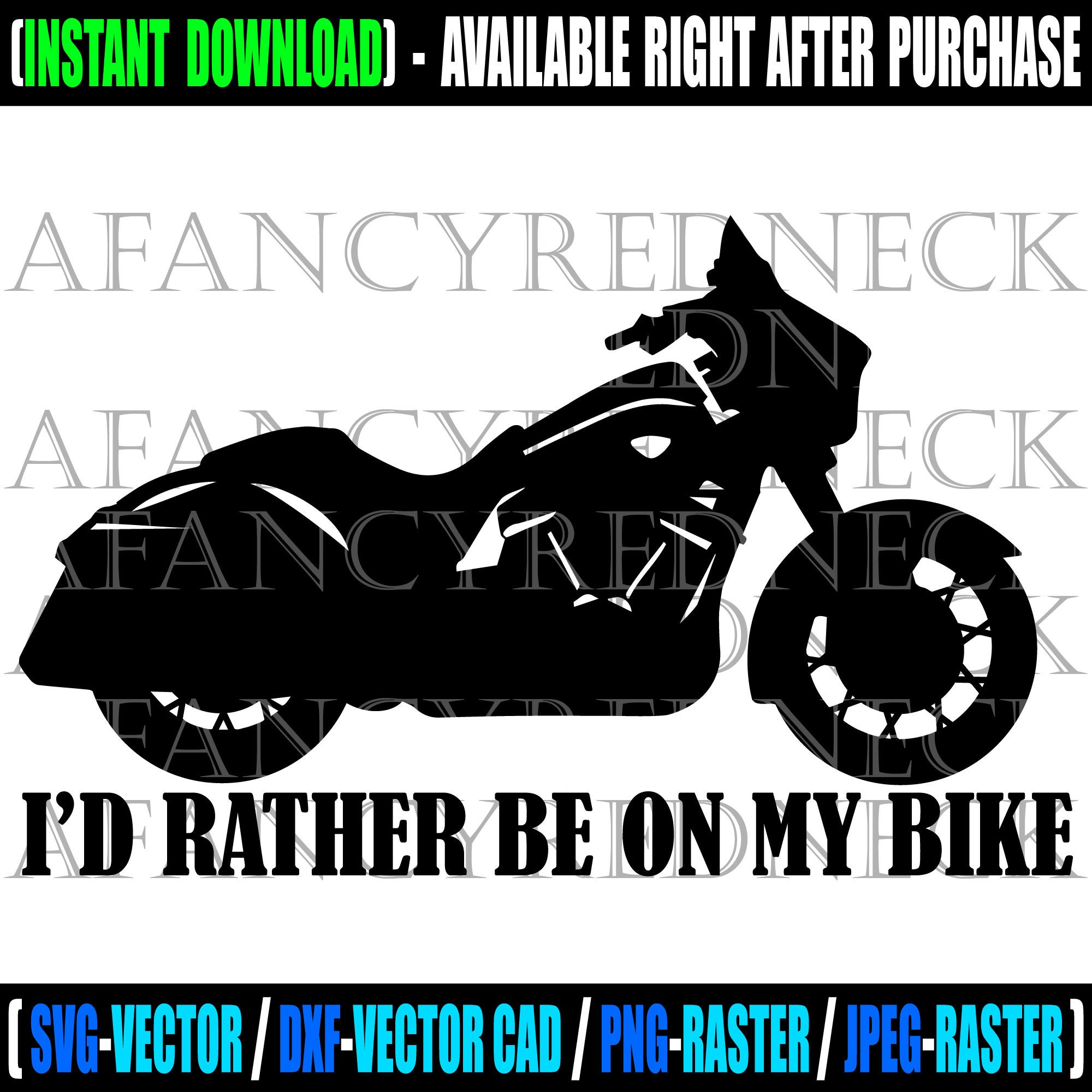 Rather bike svg for sale  